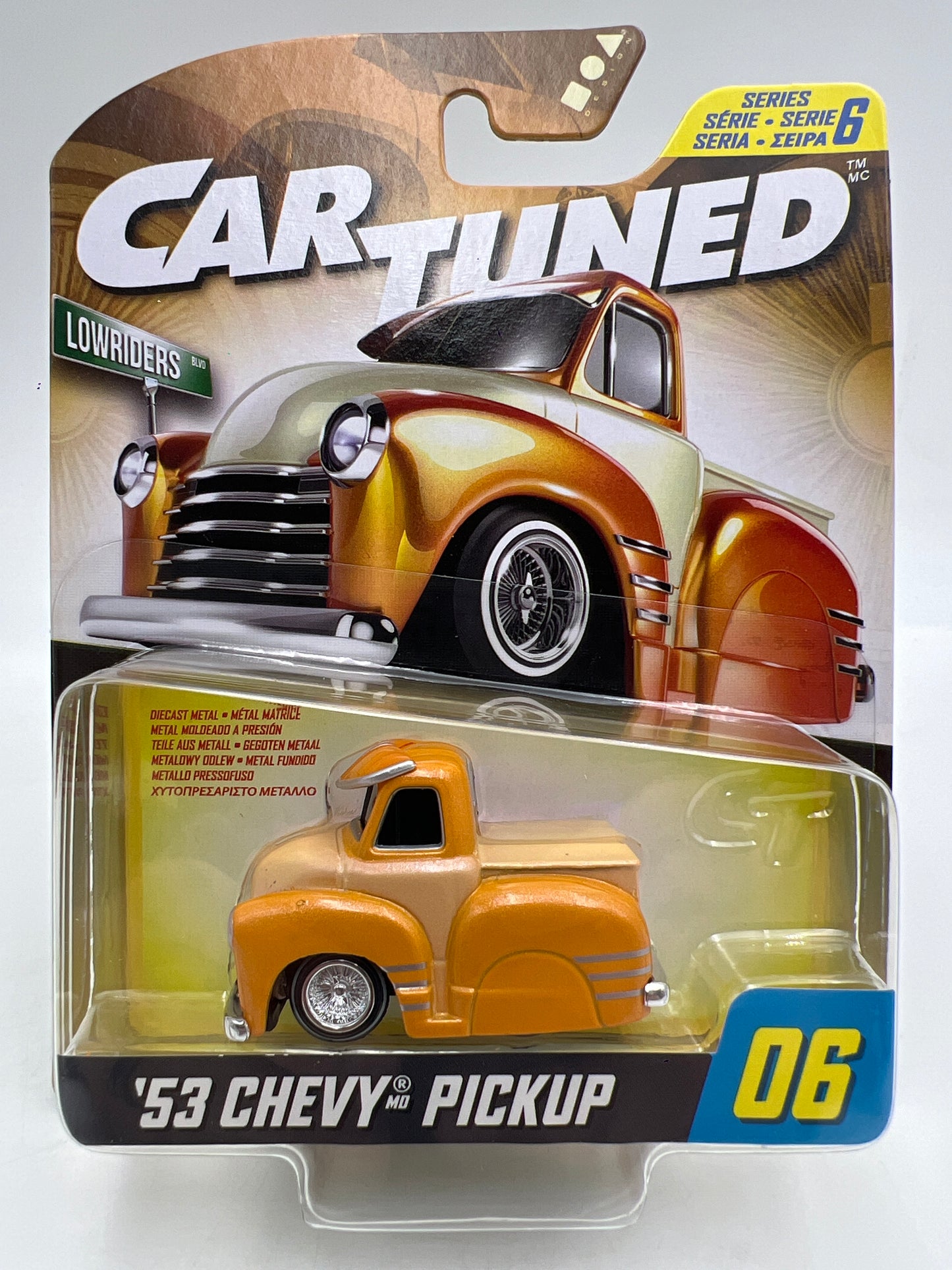MGA Car Tuned Hobby Exclusive Series 6 #6 53 Chevy Pickup Orange