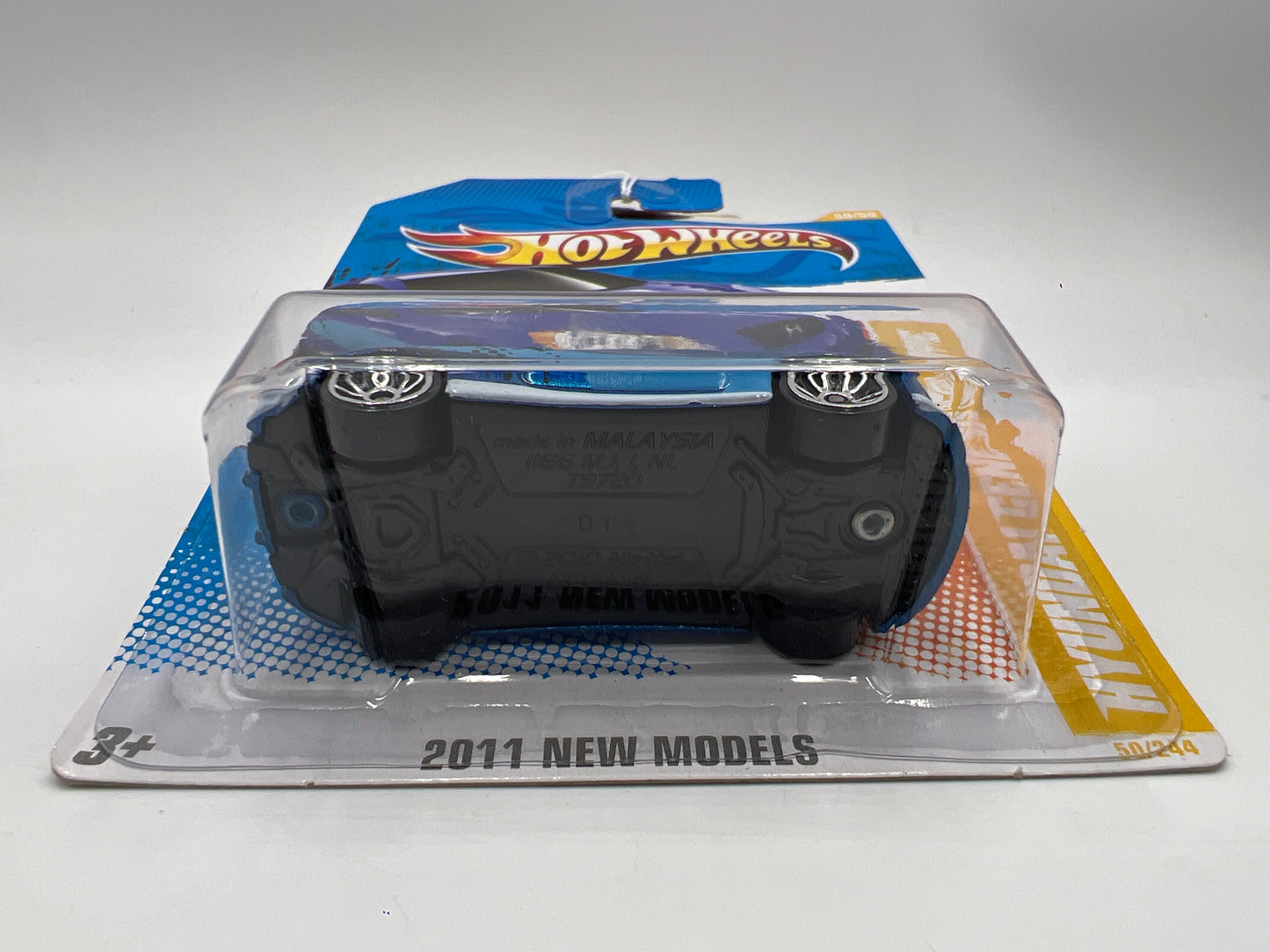 2011 Hot Wheels New Models #50 Hyundai Genesis Coupe Blue Bad J Hook SR