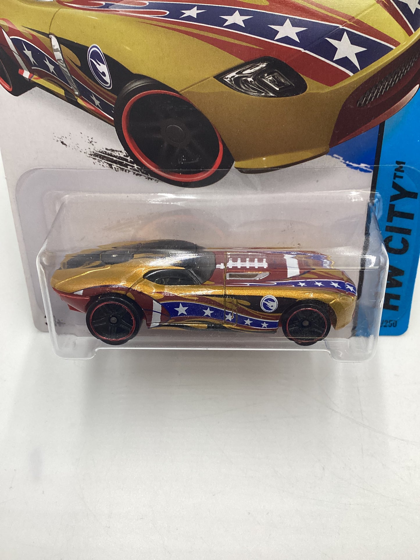 2015 Hot Wheels Treasure Hunt #69 Fast Felion Gold International Card