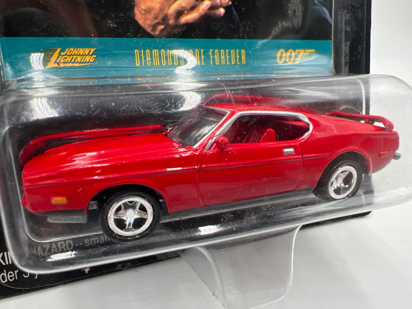 Johnny Lightning James Bond 007 Diamonds Are Forever 1973 Ford Mustang Red 218F