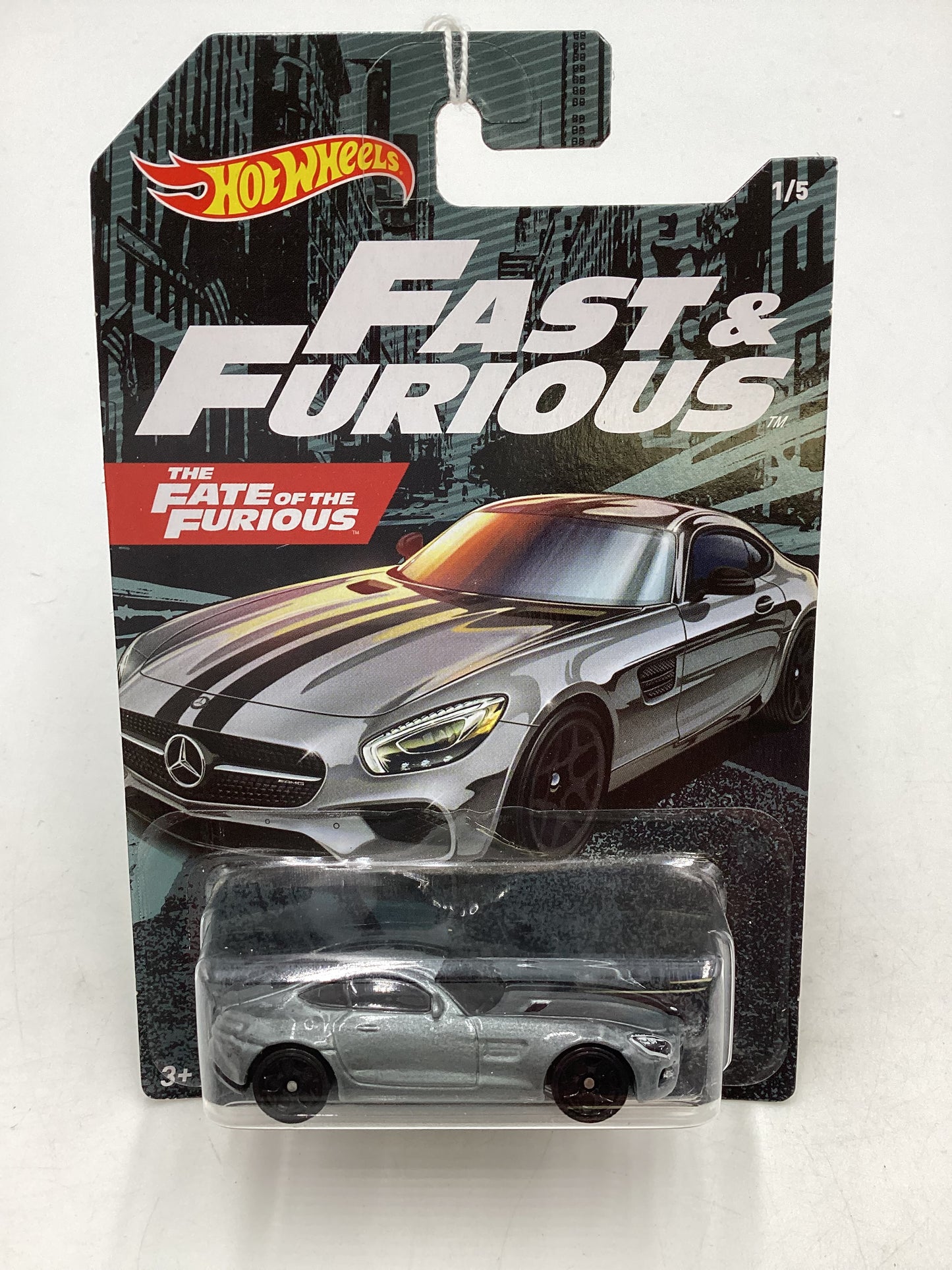 2020 Hot wheels Fast and furious Fate of the Furious 15 Mercedes AMG GT #1 71D