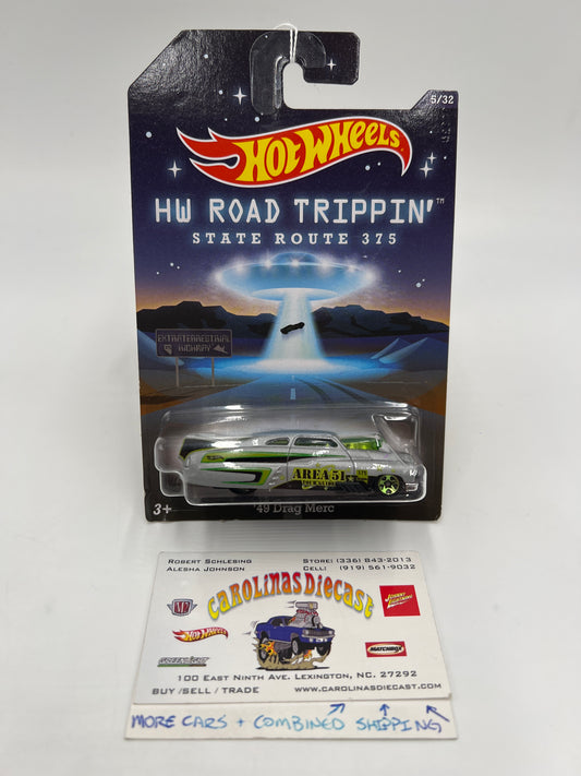 2014 Hot Wheels HW Road Trippin  #5 49 Drag Merc Silver 161A