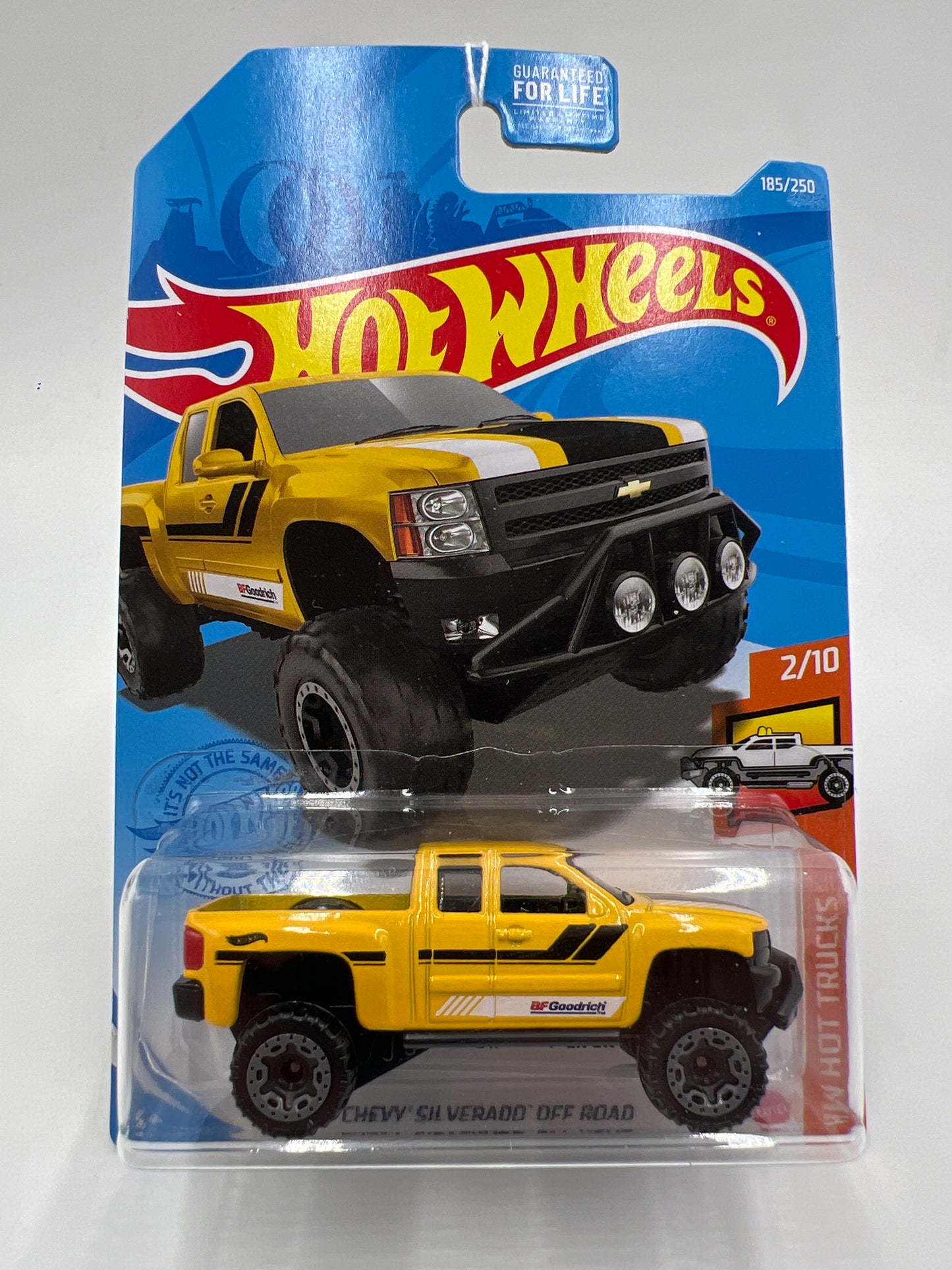 2021 Hot Wheels HW Hot Trucks #185 Chevy Silverado Off Road Yellow 14B