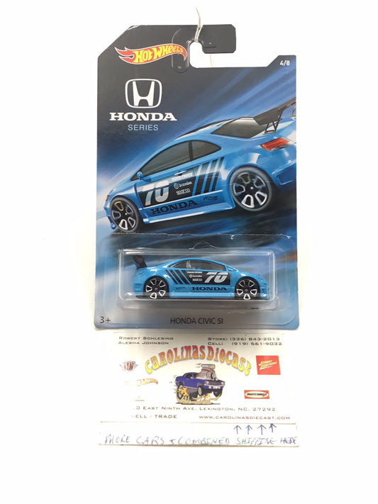 Hot wheels Honda series Honda Civic SI 4/8 Walmart exclusive W2