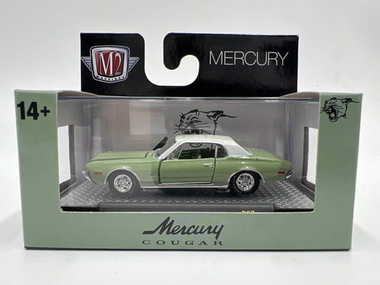 2025 M2 Machines Detroit Muscle 1968 Mercury Cougar 390 Green R87