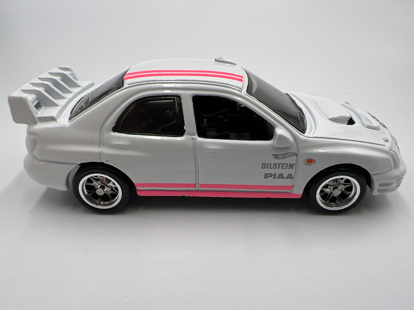 Hot Wheels Subaru Impreza White Loose CUSTOM