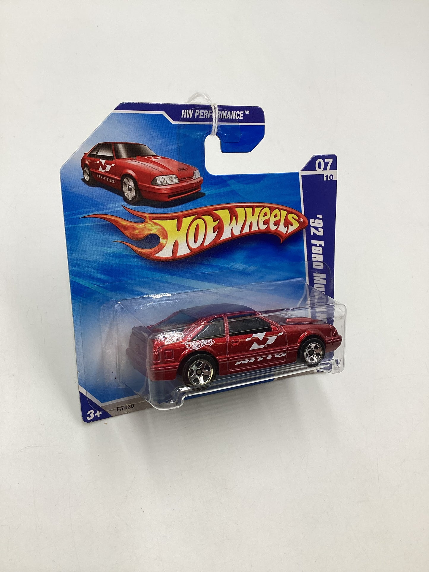 2010 Hot Wheels 92 Ford Mustang #113 Short Card