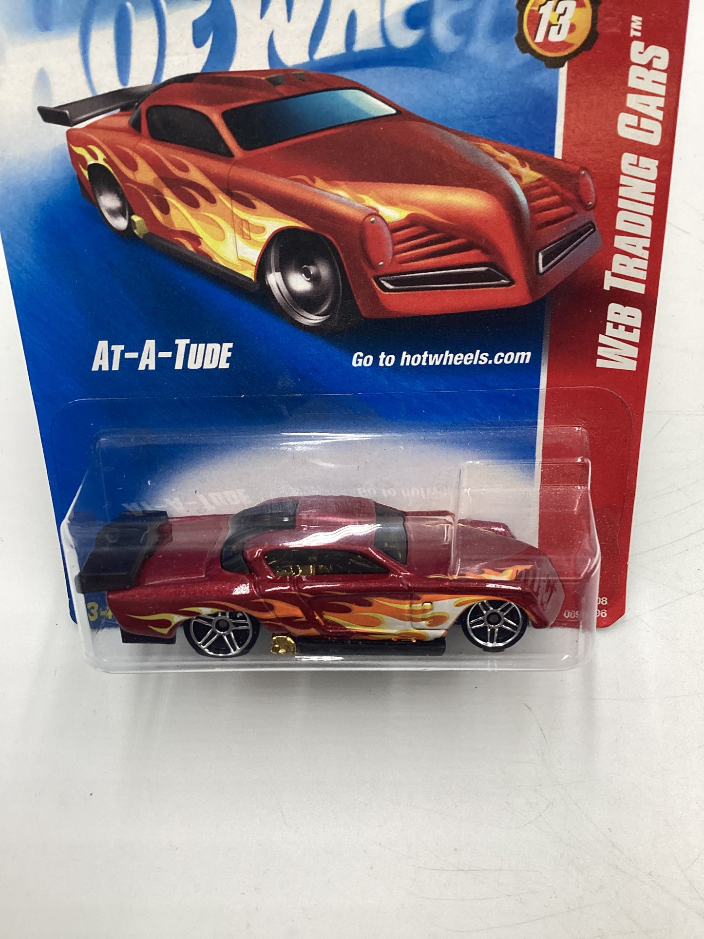 2008 Hot Wheels Web Trading Cars #89 At-A-Tude Red EE2