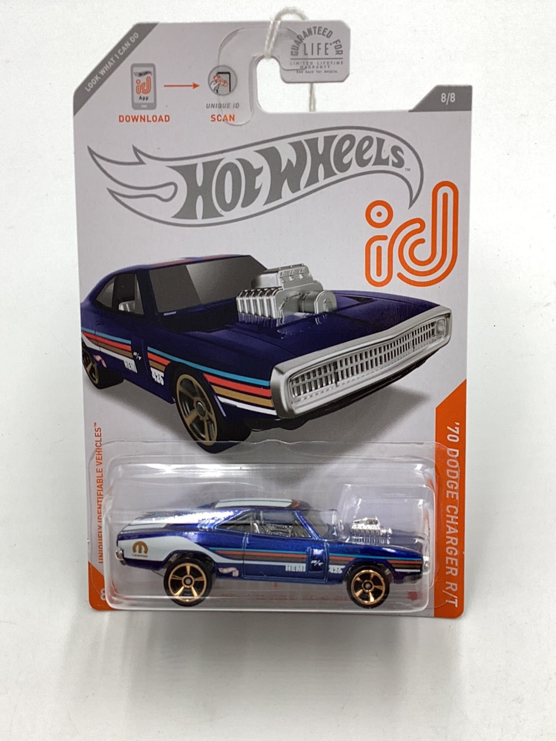 Hot Wheels ID #8 70 Dodge Charger R/T chase  8/8 160B