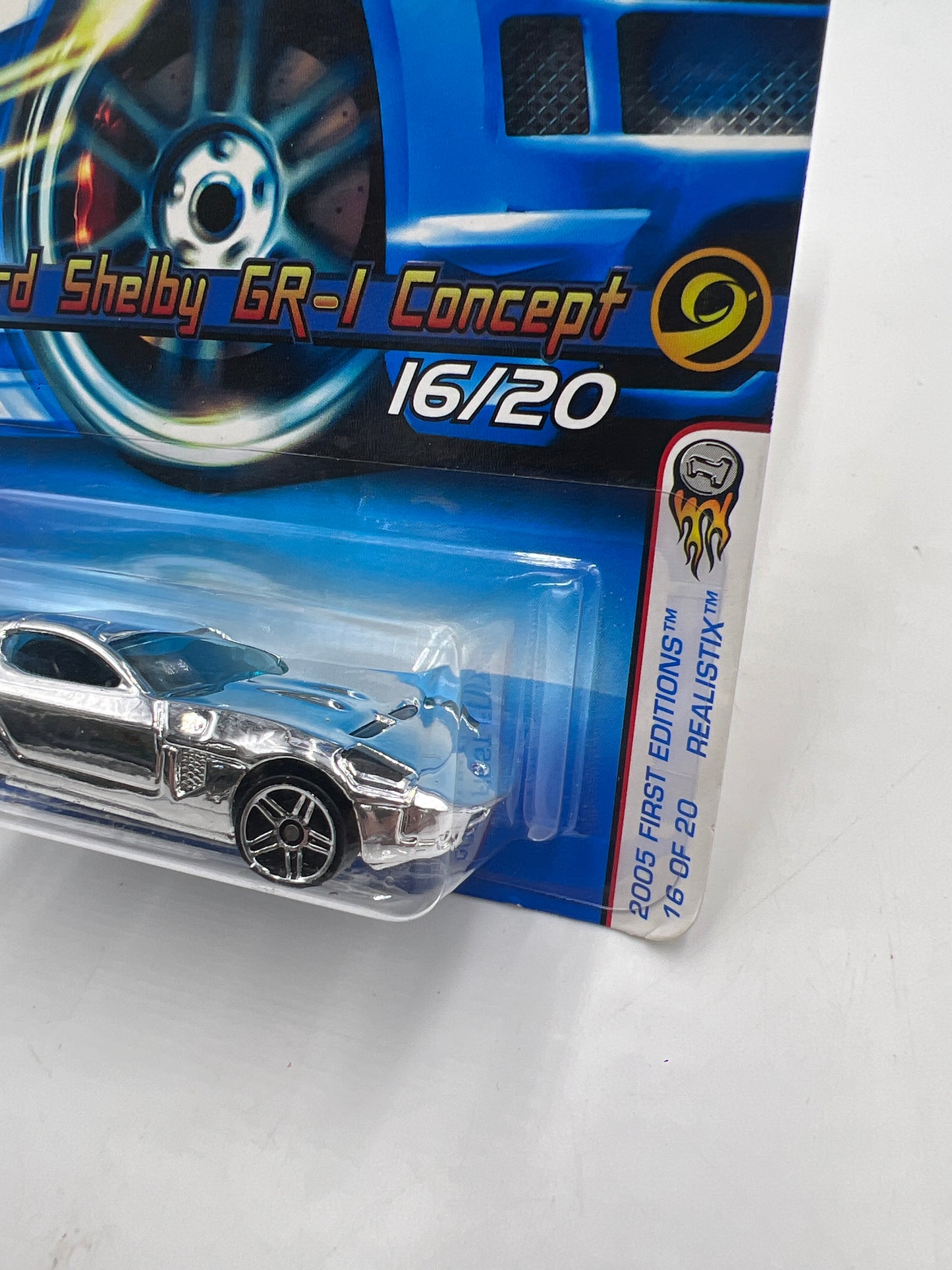 2005 Hot Wheels First Editions #016 Ford Shelby GR-I Concept Chrome 30D