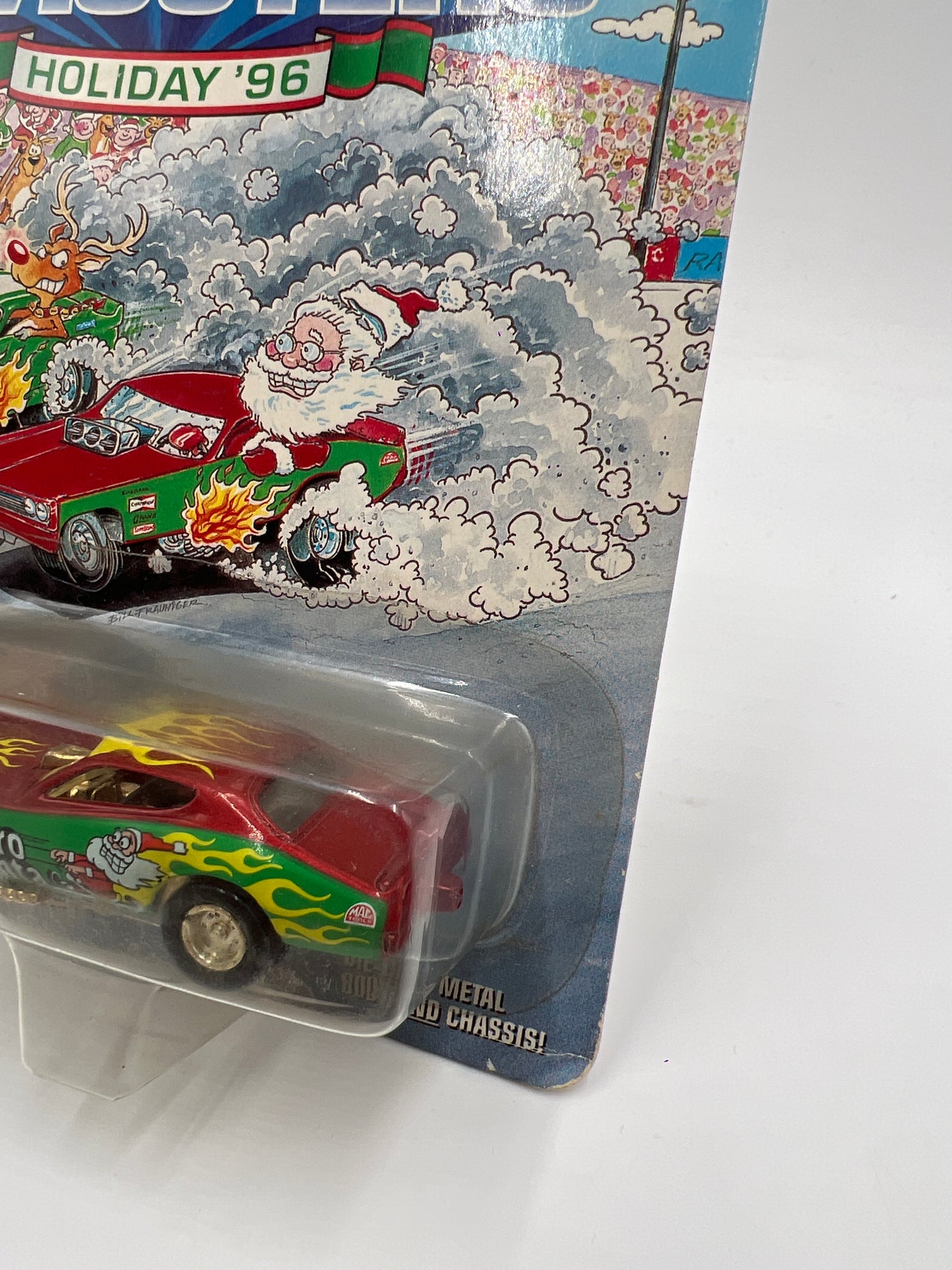 Johnny Lightning Dragsters Holiday 96 #11980 Nitro Santa Red 186C