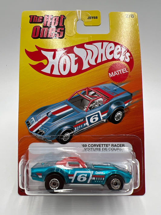 Hot Wheels Target Exclusive The Hot Ones #2 69 Corvette Racer Blue