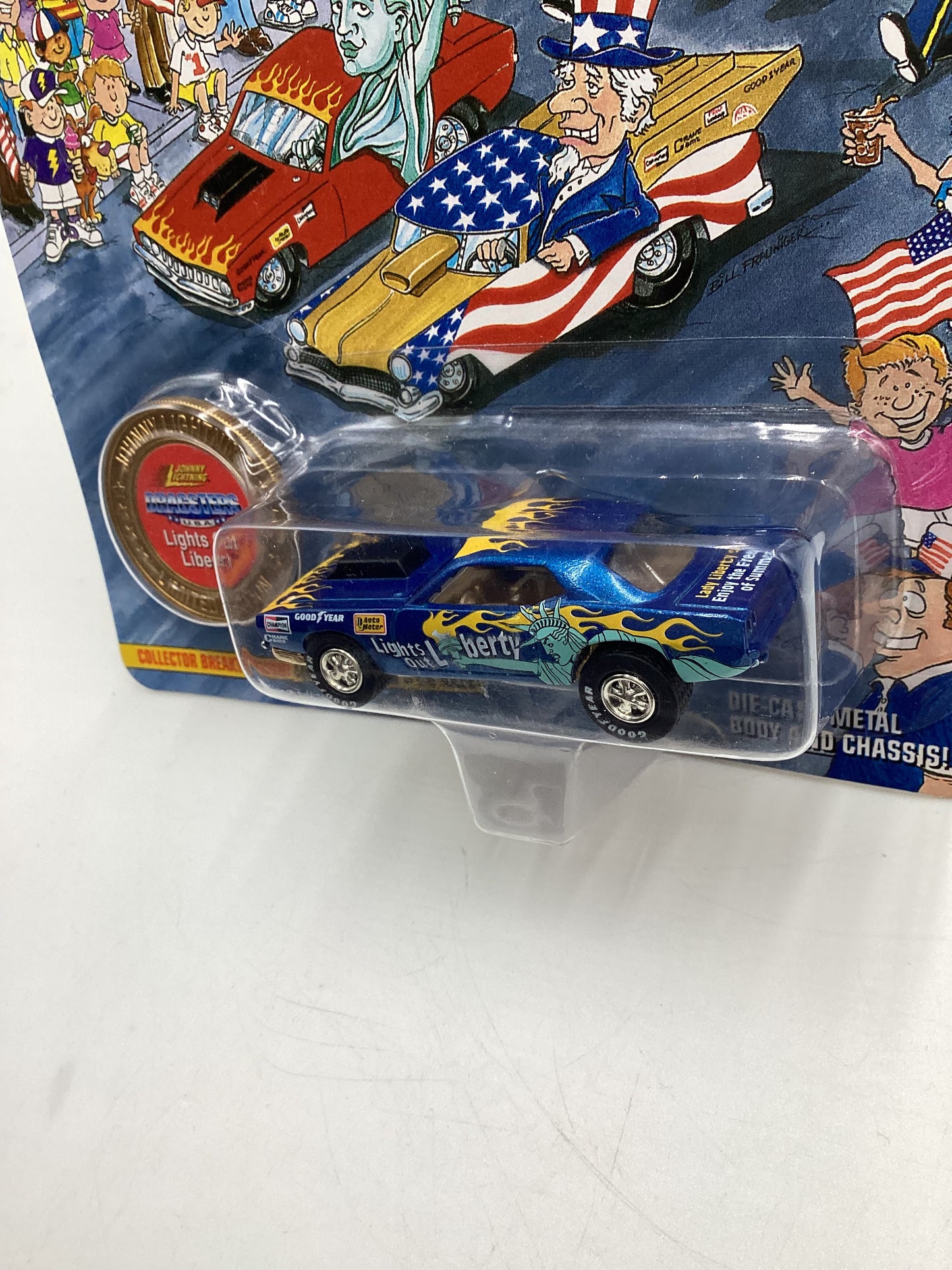 Johnny Lightning Dragsters U.S.A #8880/15000 Lights Out Liberty Blue 186D