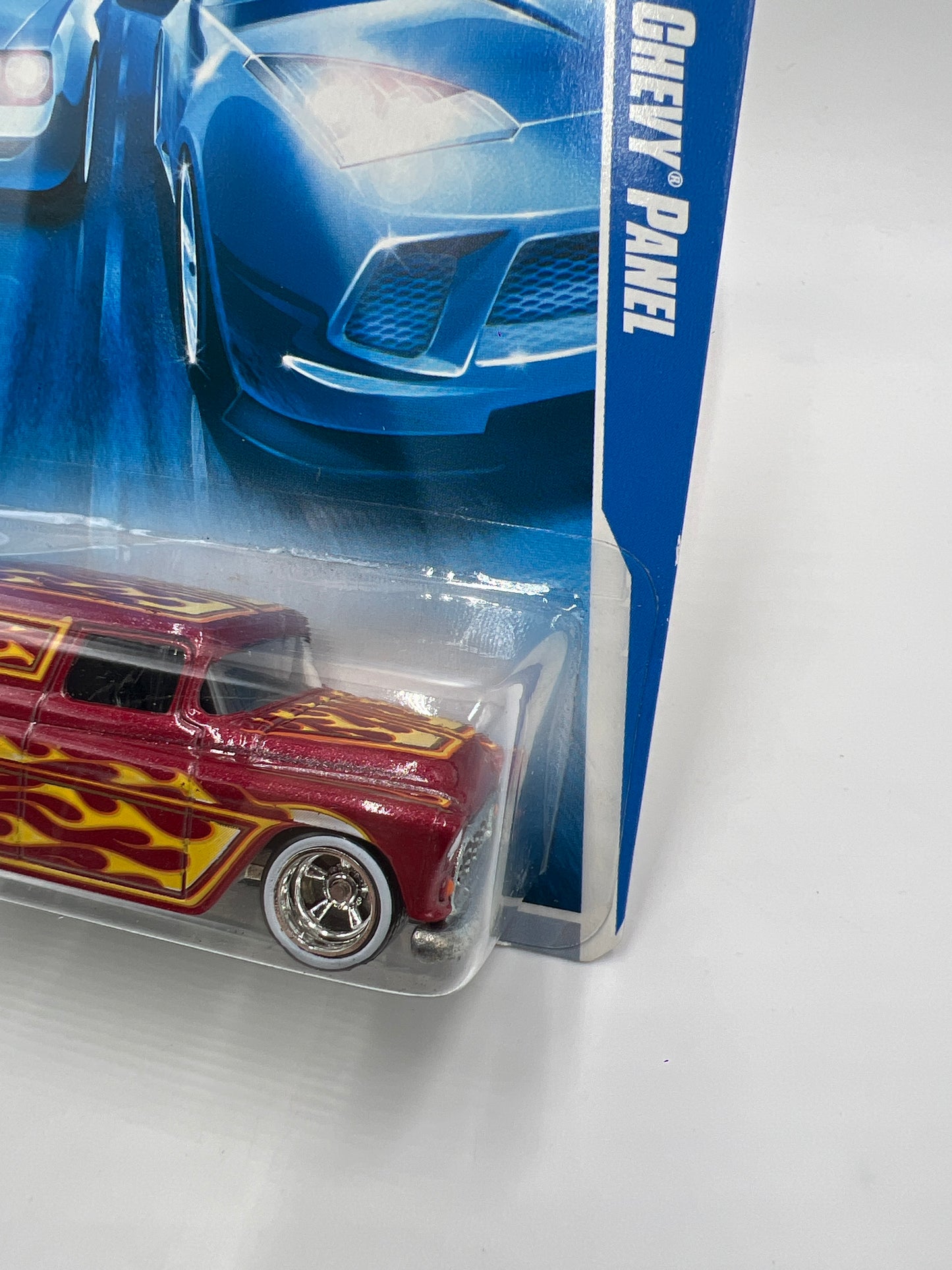 2009 Hot Wheels Kmart Mail In Promo #1 55 Chevy Panel Red W/Protector