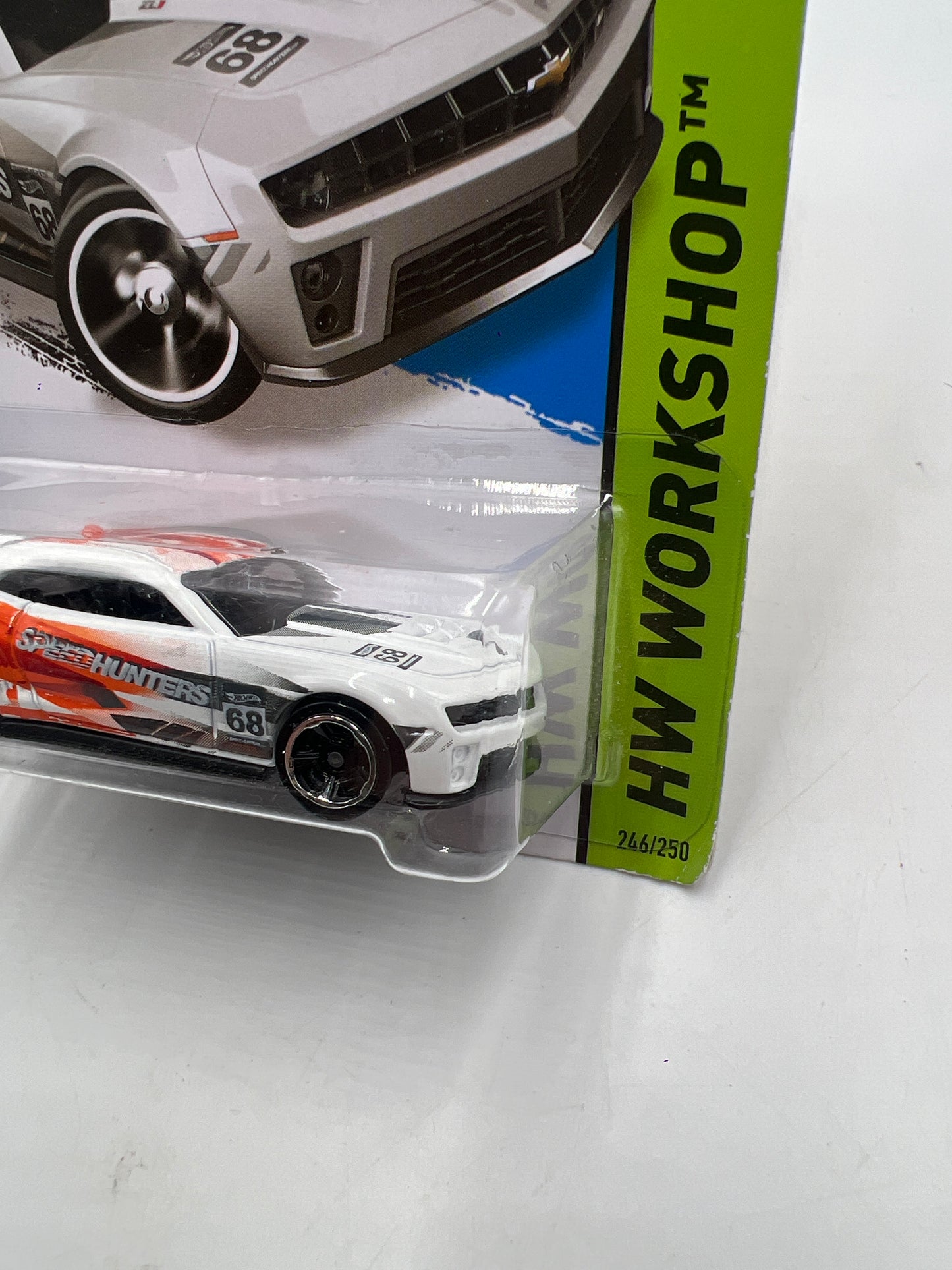 2014 Hot Wheels Workshop #246 12 Camaro ZL1 Concept White 7H