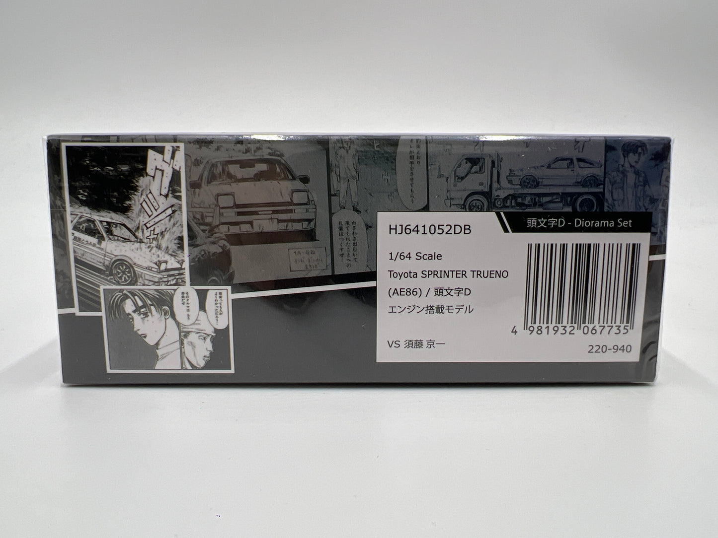 Hobby Japan 1/64 Initial D Toyota Sprinter Trueno AE86 White Sealed