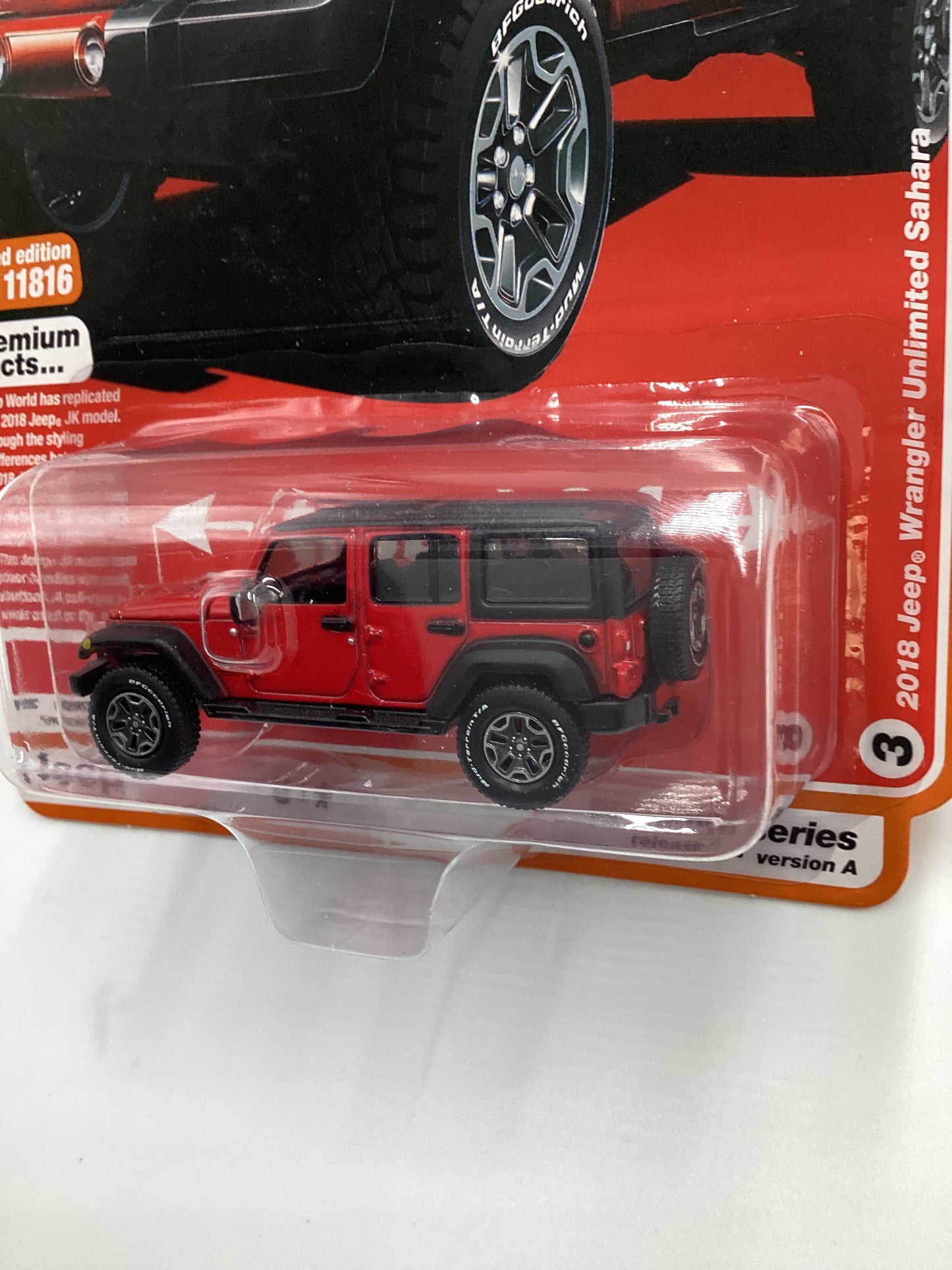 Auto World Sport Utility Release 2 Version A 2018 Jeep Wrangler Unlimited Sahara Red 182E