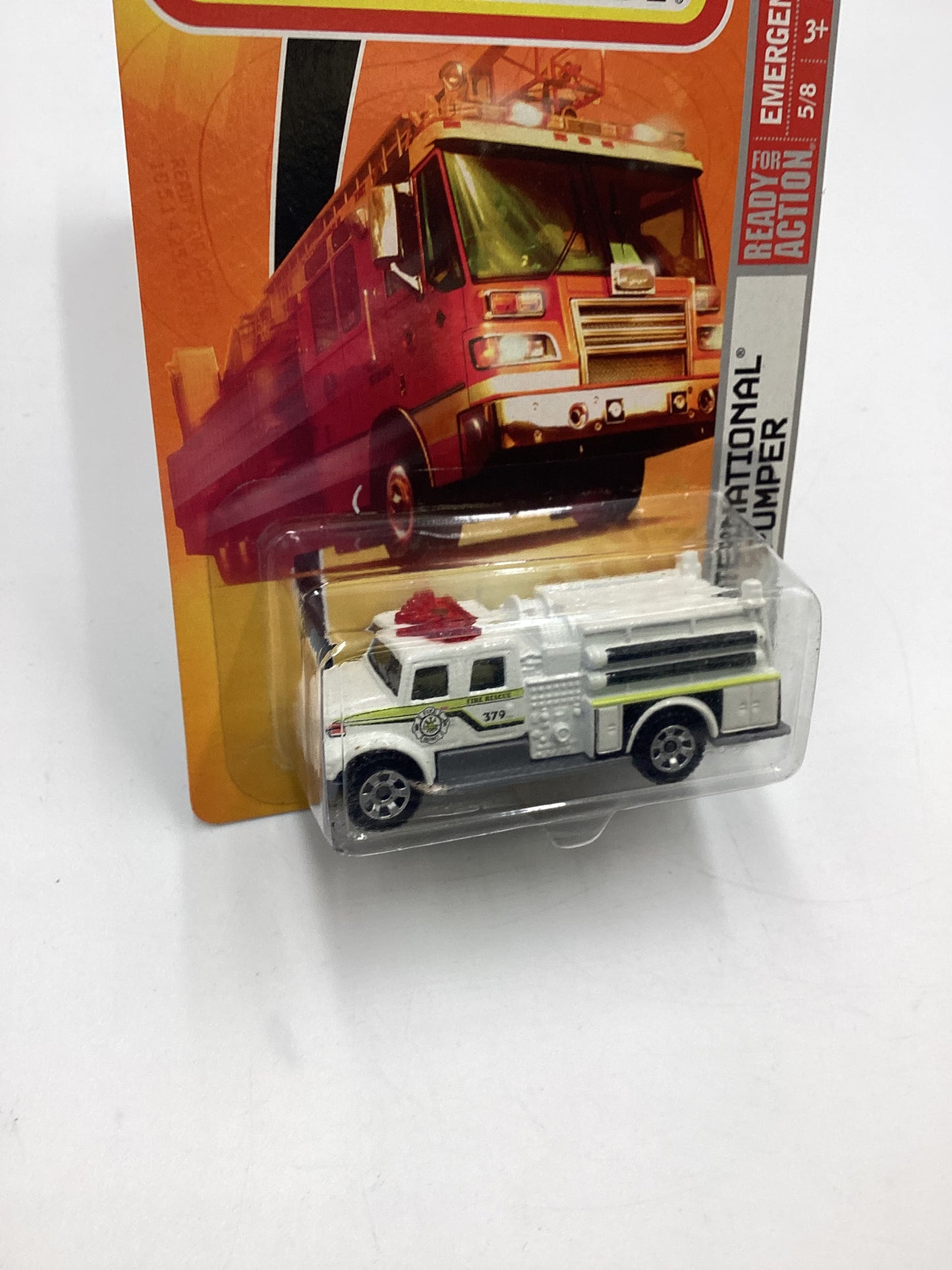 Matchbox Emergency Response #59 International Pumper White 207C