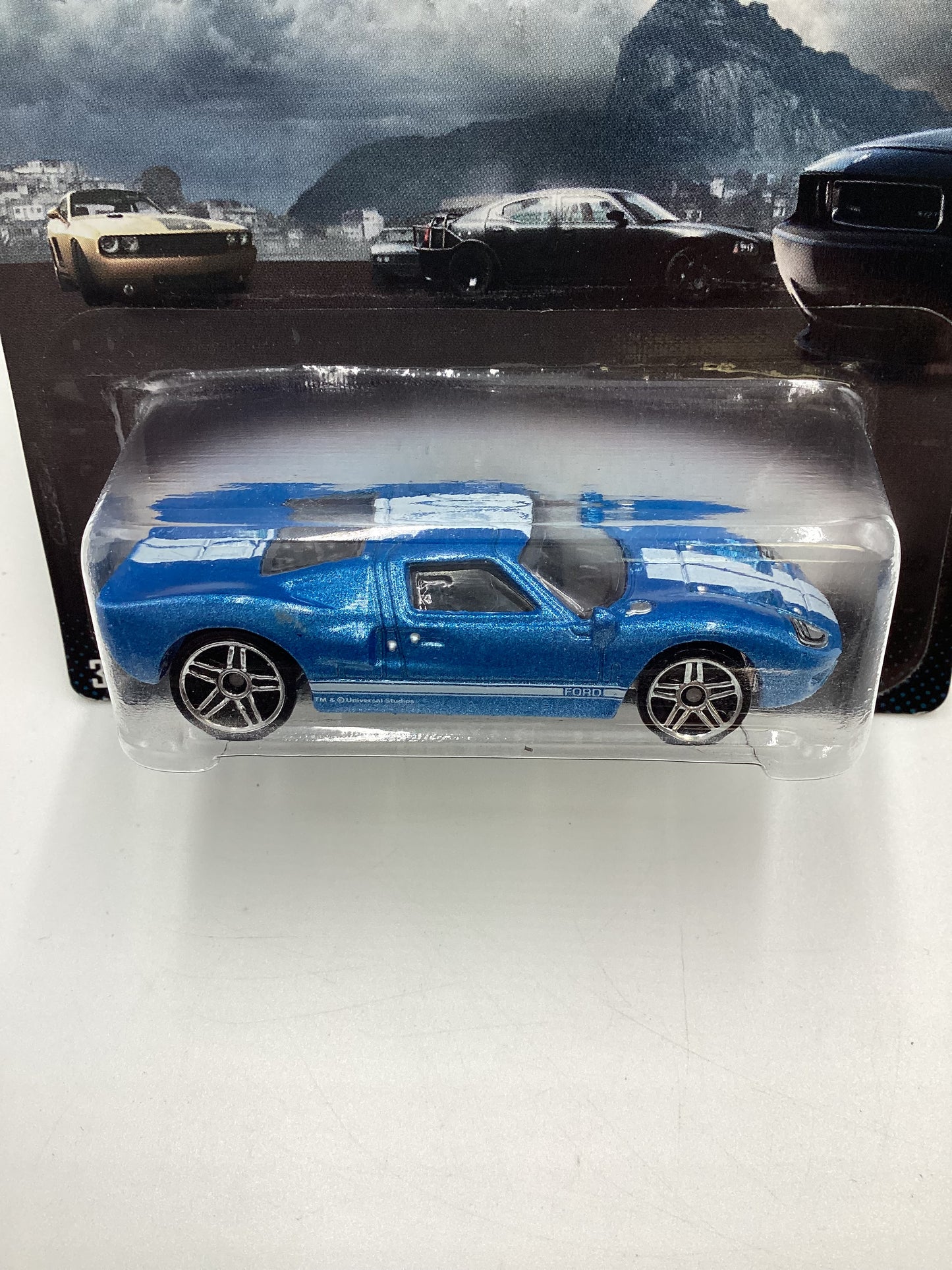 2015 Hot Wheels Fast & Furious #8 Ford Gt-40 Blue 70G