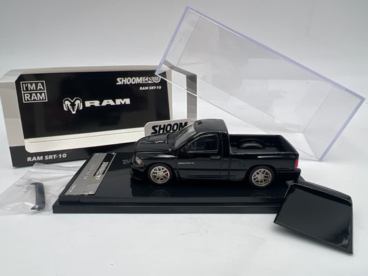 Shoom 64 Models 1:64 Dodge Ram SRT-10 Black W/Accessories