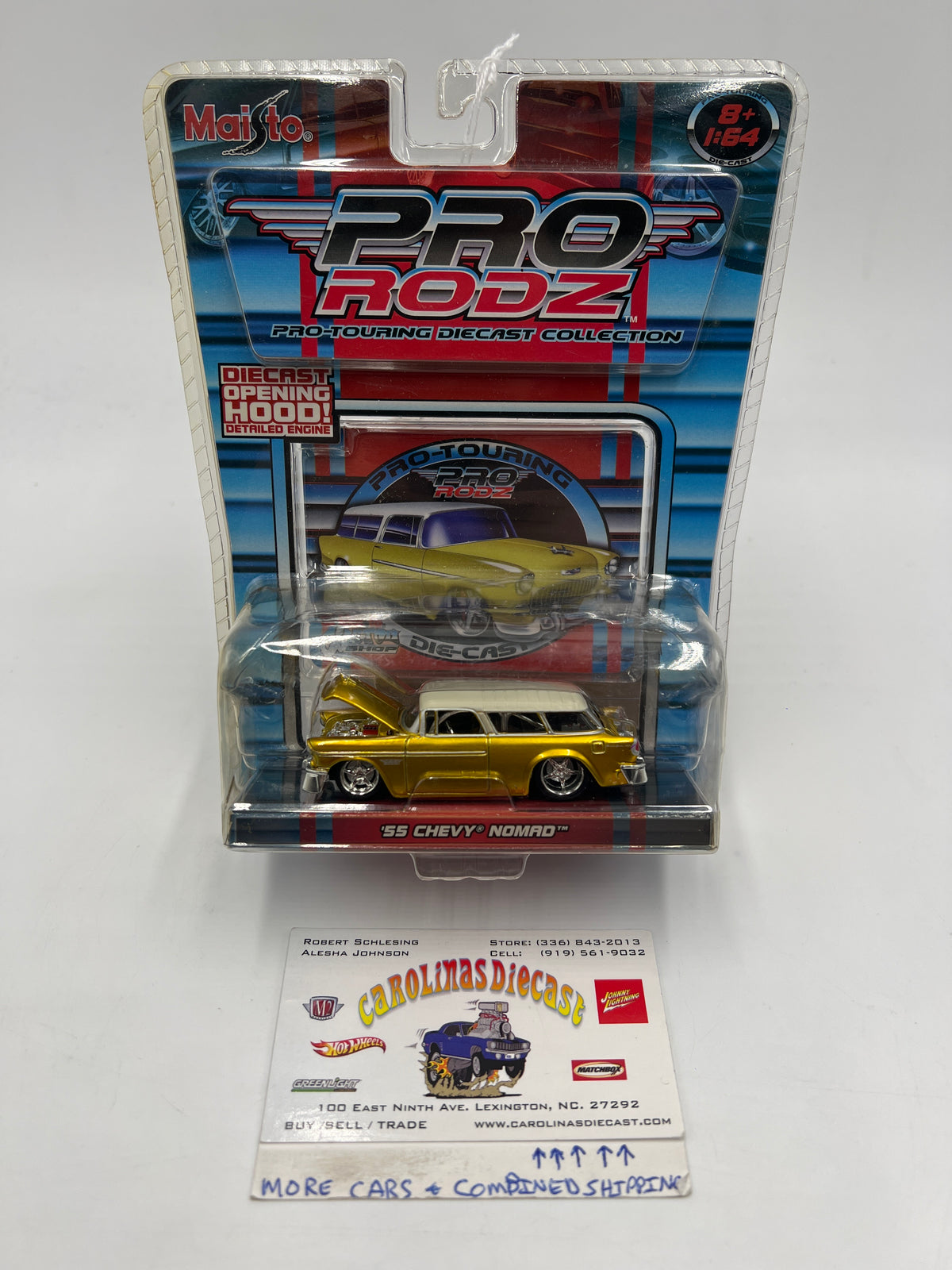 Voiture Miniature Maisto 1/64 - Pro Rodz 55 Chevy Nomad - Occasion