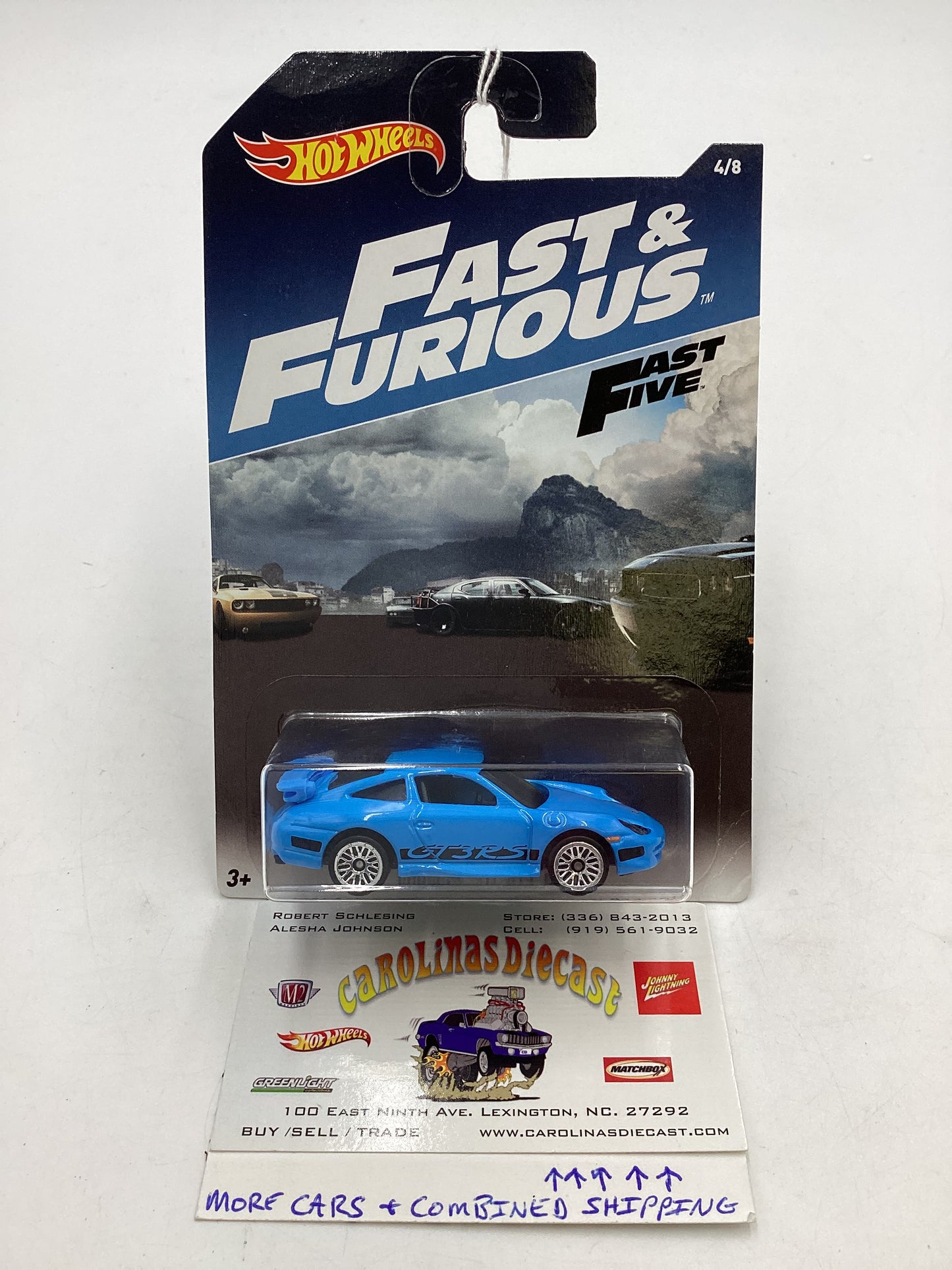 2016 Hot wheels Fast and Furious Fast Five Porsche 911 GT3 RS 70C