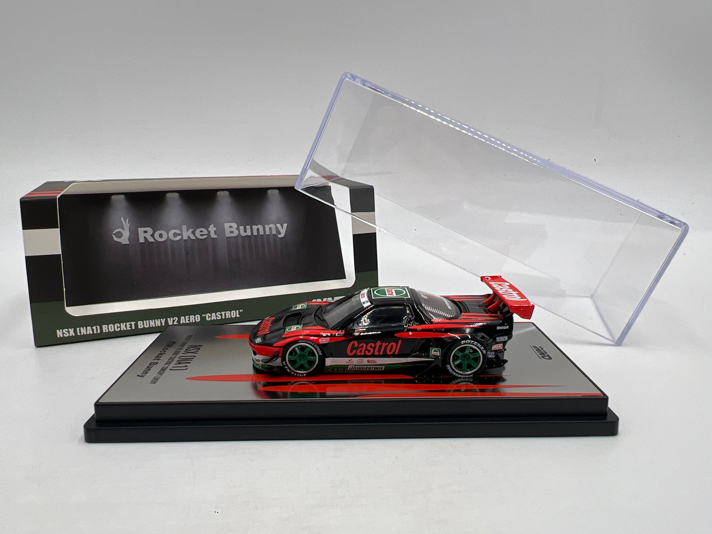 Inno64 1/64 NSX NA1 Rocket Bunny V2 Aero Castrol