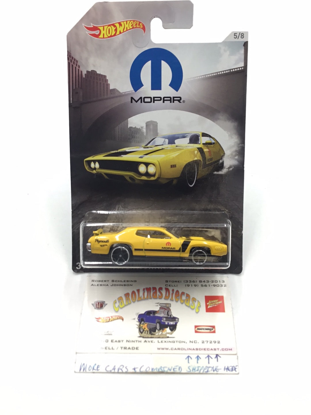 Hot wheels Mopar series 5/8 71 Plymouth Road Runner