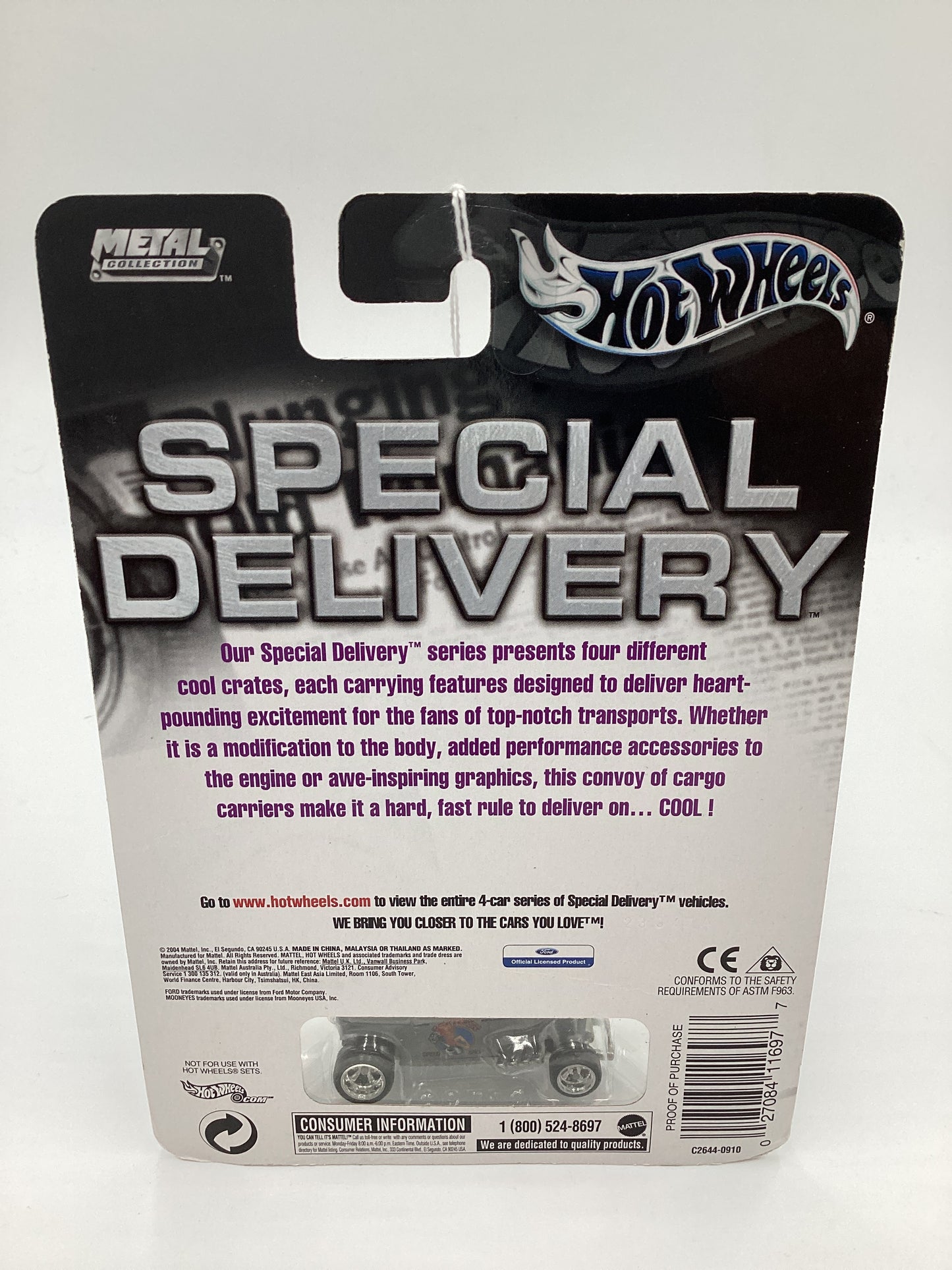 Hot Wheels Special Delivery #2 32 Sedan Delivery Primer Grey 244G