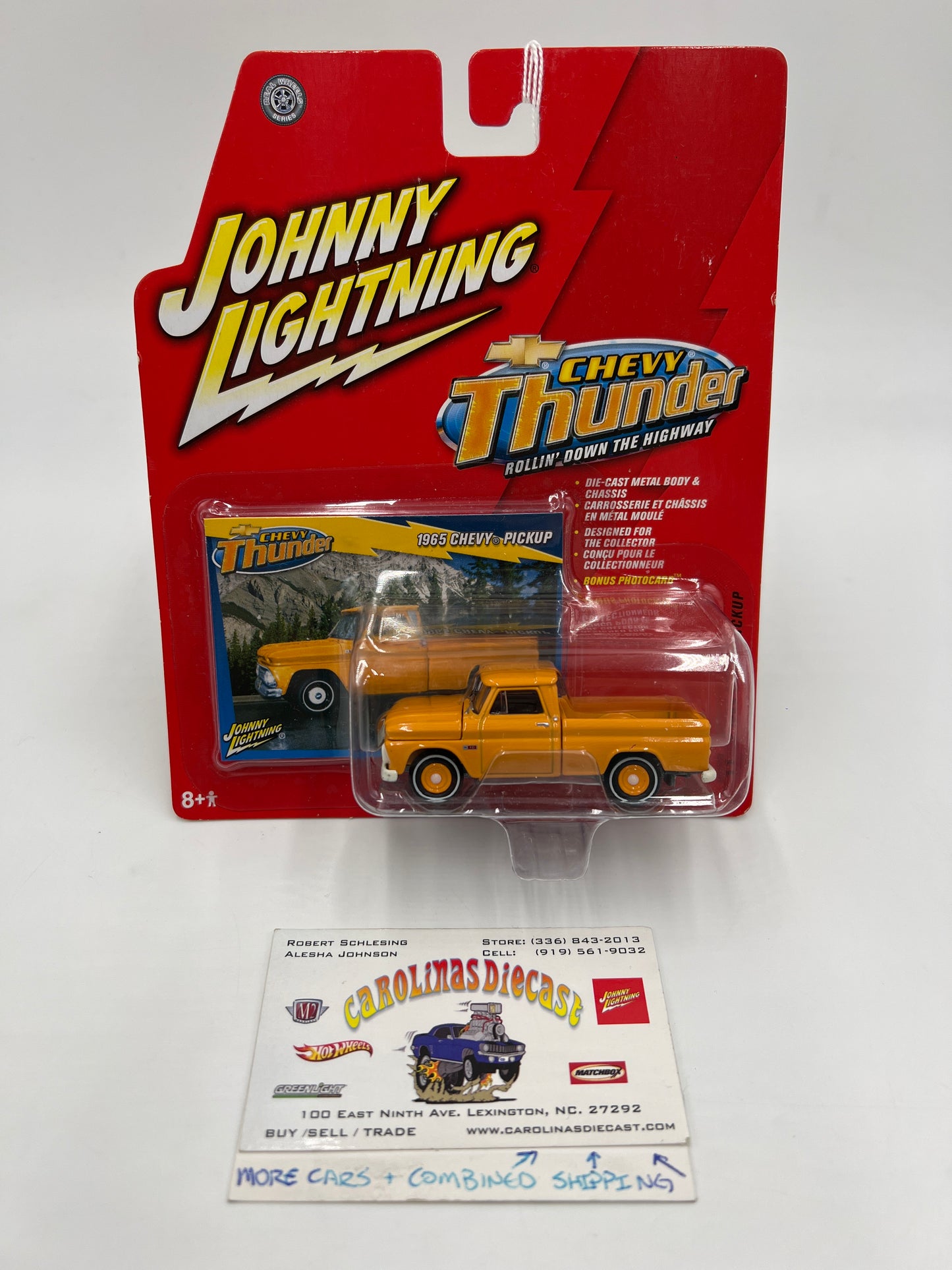 Johnny Lightning Chevy Thunder #11 1965 Chevy Pickup Orange 220G