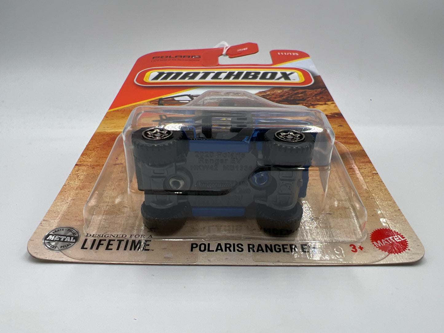 2025 Matchbox #111 Polaris Ranger EV Blue 214i