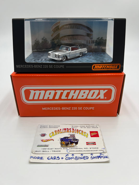 Matchbox Mattel Creations Mercedes-Benz 220 SE Coupe Silver