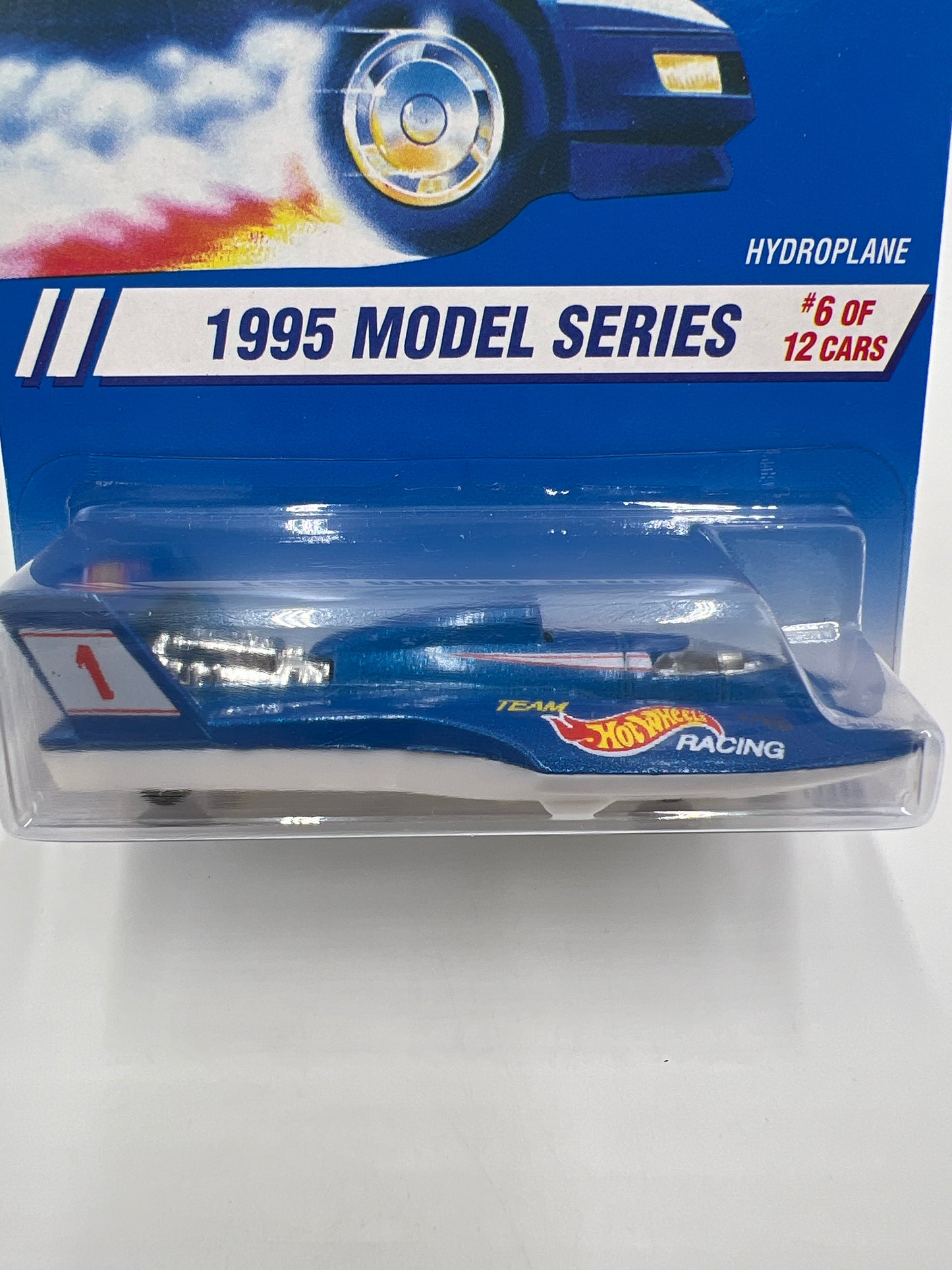 Hot Wheels 30 Years 1995 Authentic Commemorative Replica Model Series Hydroplane Blue SR