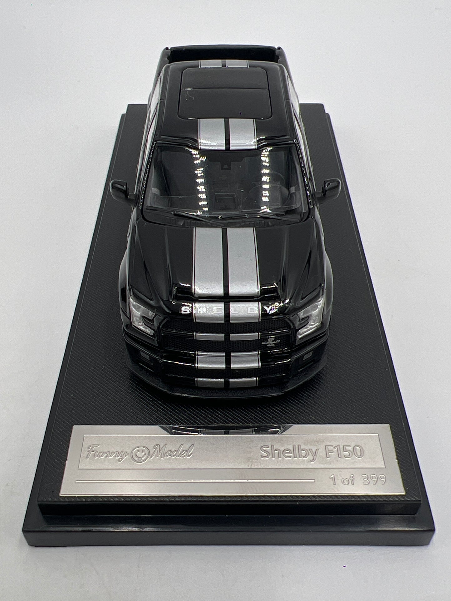 Funny Model 1/64 1 of 399 Shelby F-150 Black/Silver W/Accessories