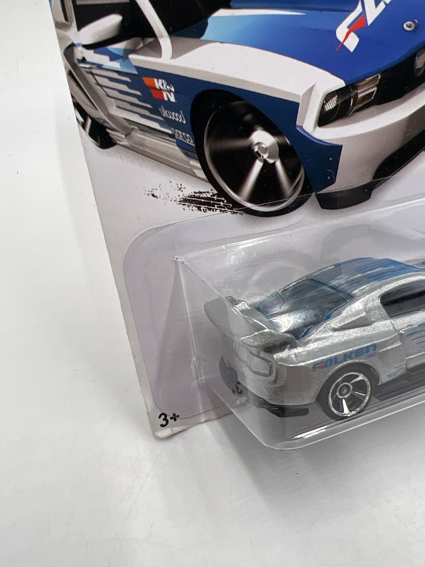 2015 Hot Wheels #240 Custom 12 Ford Mustang Falken Silver 22C