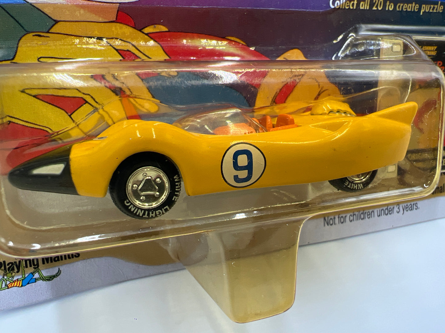Johnny Lightning White Lightning Chase Speed Racer 2000 CEL #9 Racer X Shooting Star Yellow