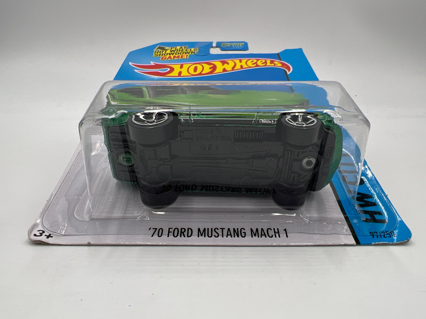 2014 Hot Wheels HW City #97 70 Ford Mustang Mach 1 Green 22C