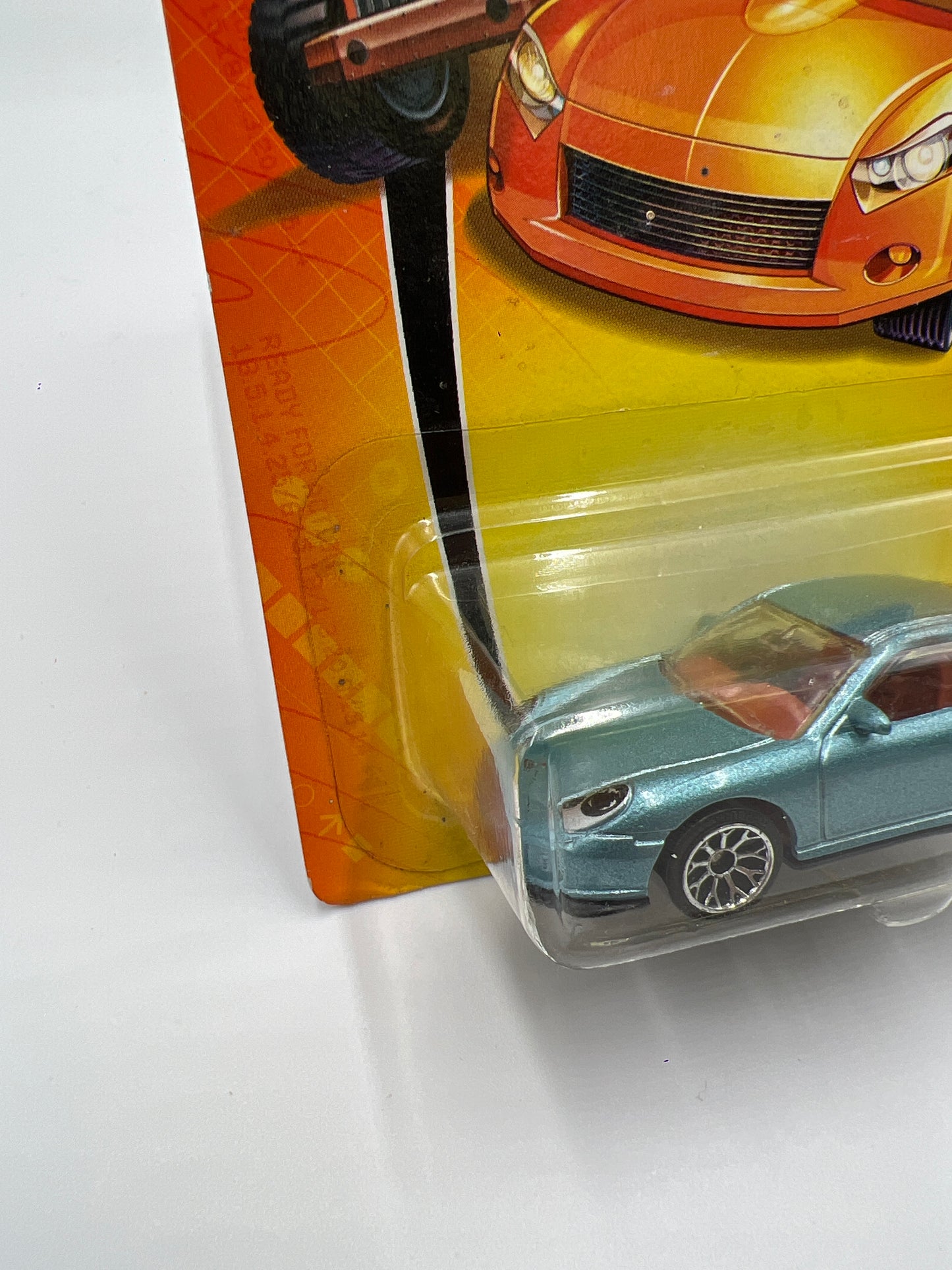 Matchbox MBX Metal #25 Porsche 911 Turbo Light Blue W/Protector