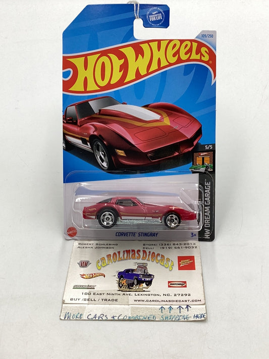 2024 Hot Wheels E Case #109 Corvette Stingray 16E