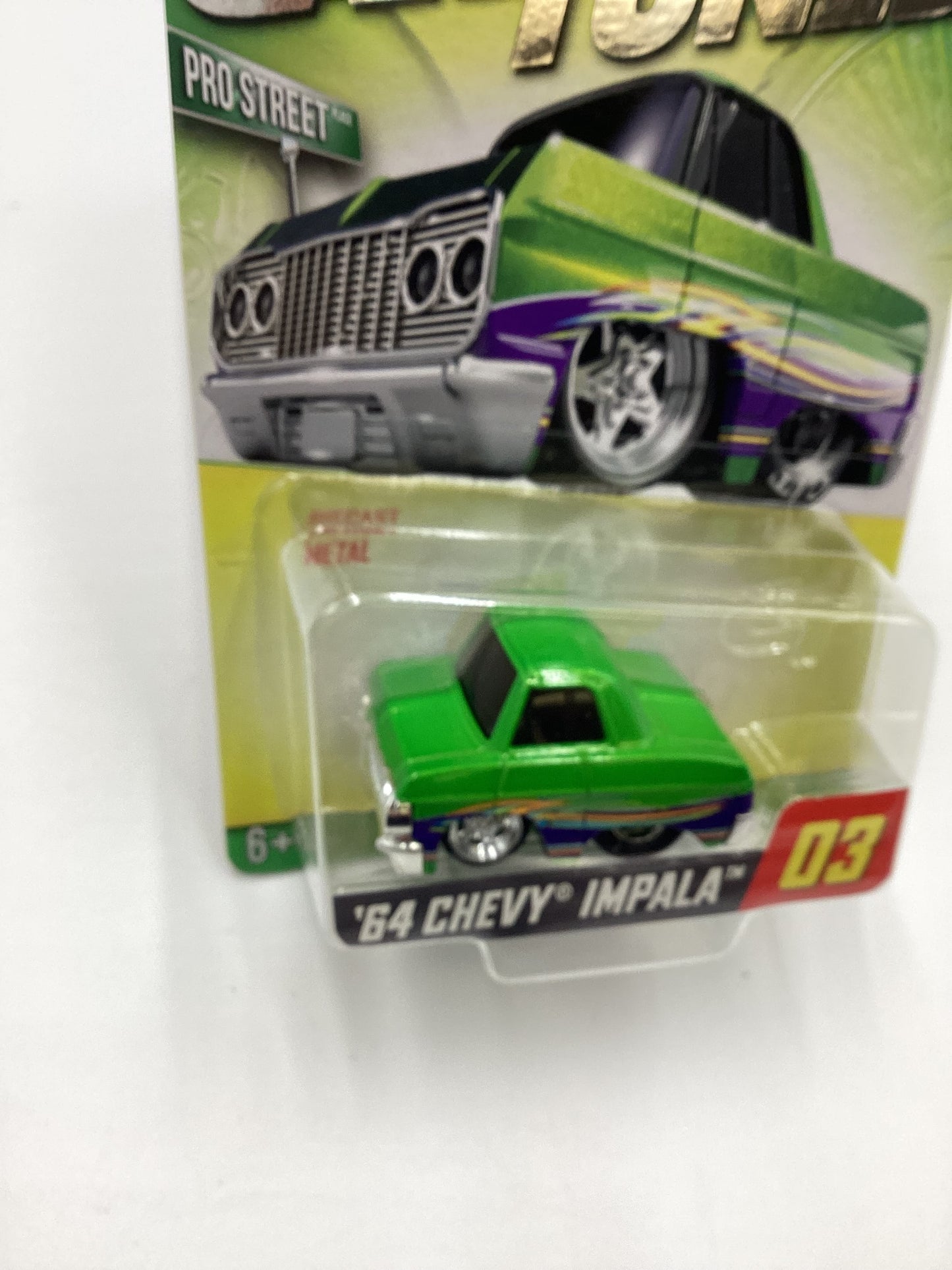 2024 Car Tuned Series 1 #03 64 Chevy Impala Green Walgreens Exclusive SR