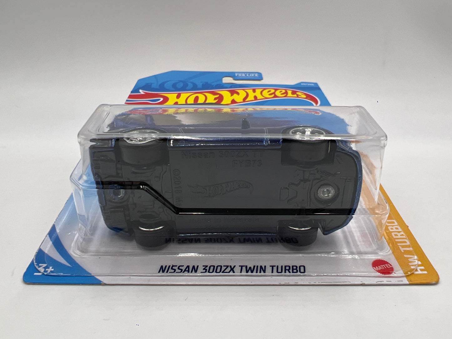 2021 Hot Wheels Super Treasure Hunt #23 Nissan 300ZX Twin Turbo Blue W/Protector