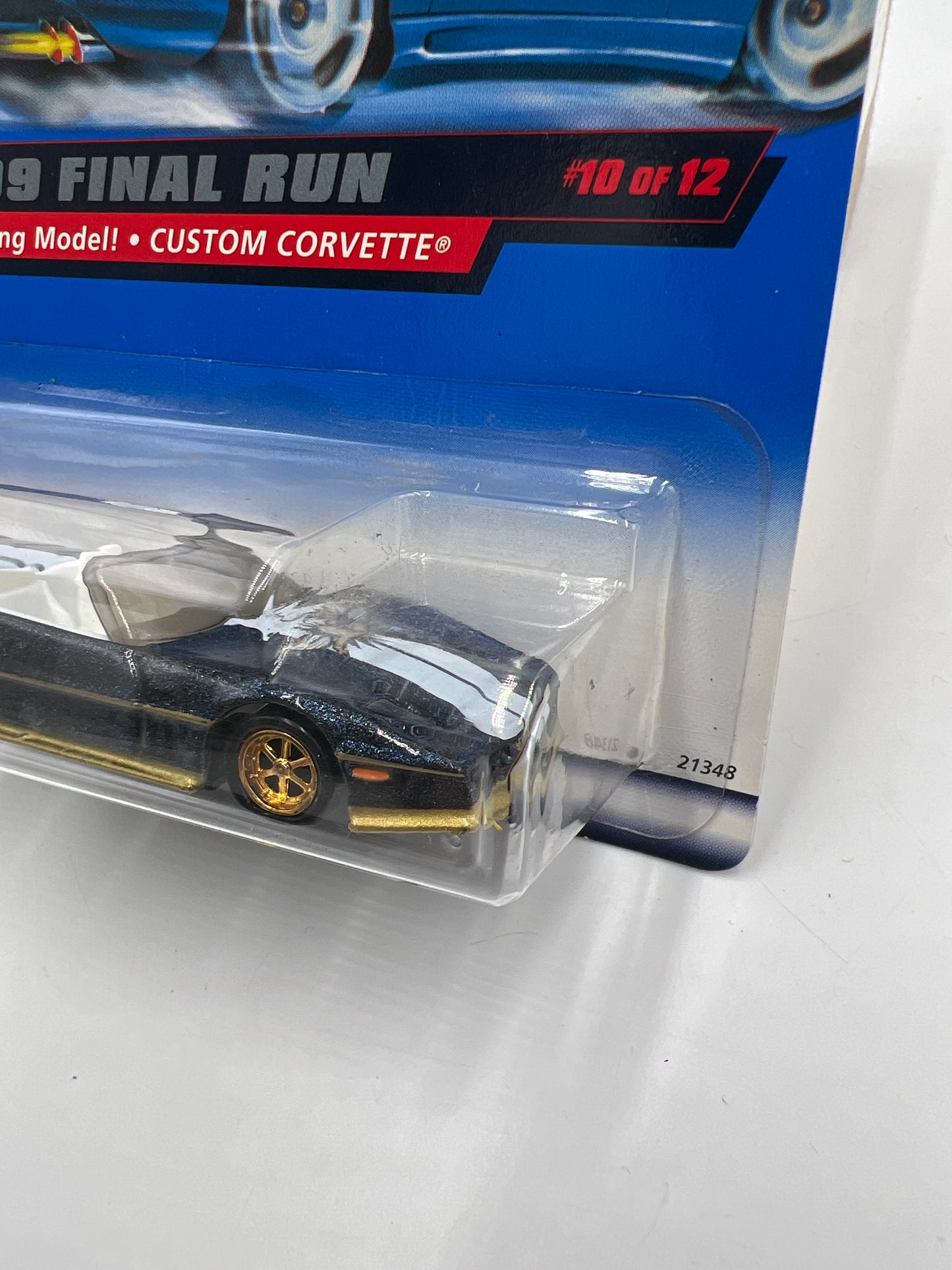 1999 Hot Wheels Final Run Series #10 Custom Corvette Blue 9A