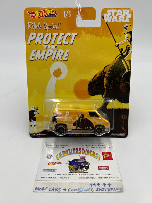 Hot Wheels Star Wars #1 Super Van Yellow 255B