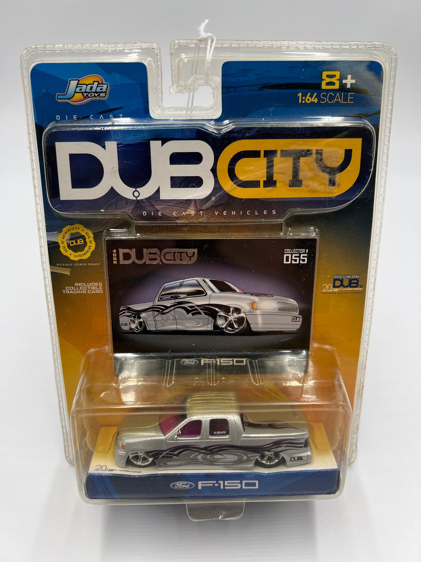 2003 Jada Toys Dub City #055 Ford F-150 Silver 214A