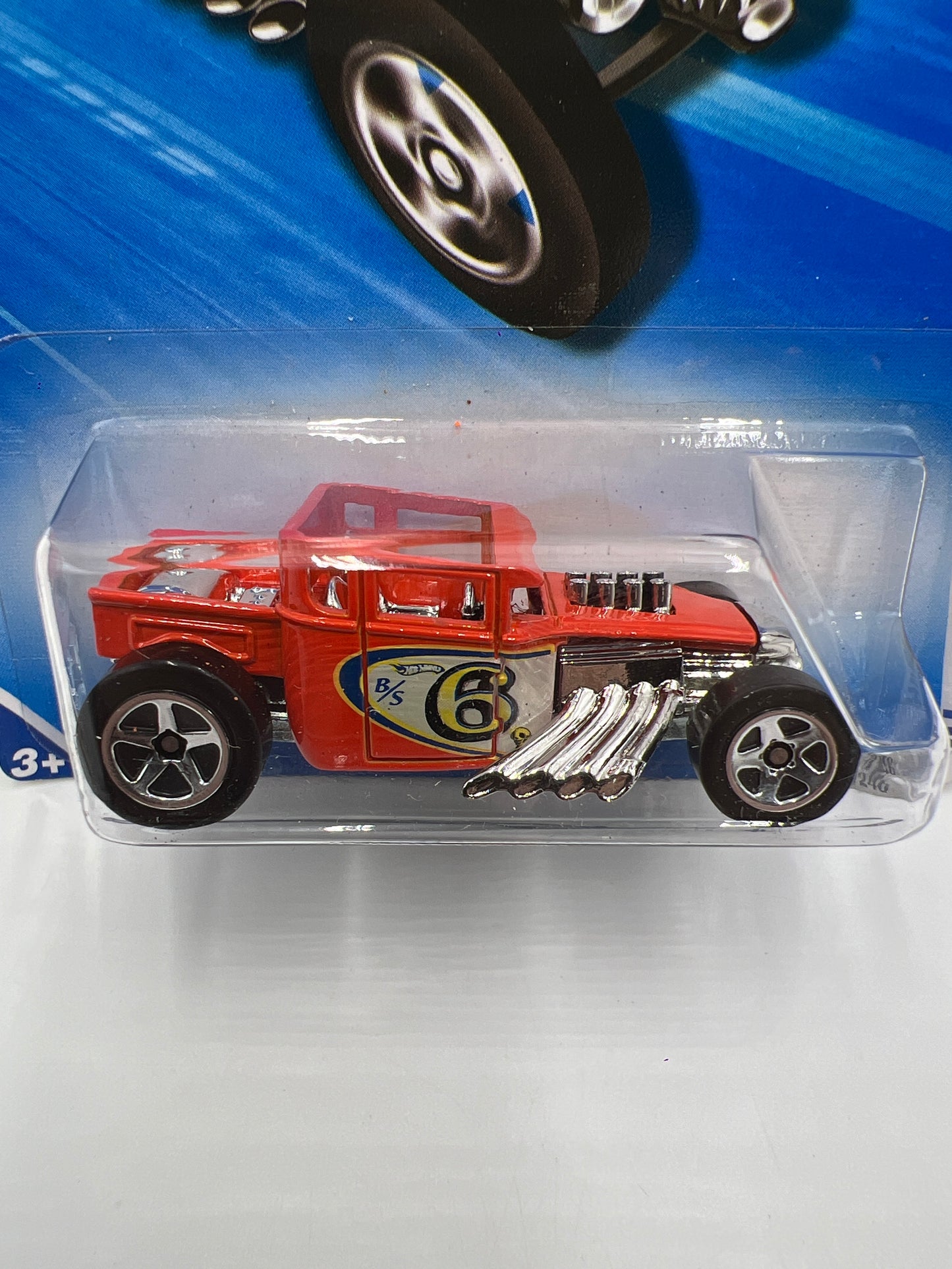 2010 Hot Wheels Hot Rods #143 Bone Shaker Orange 60A