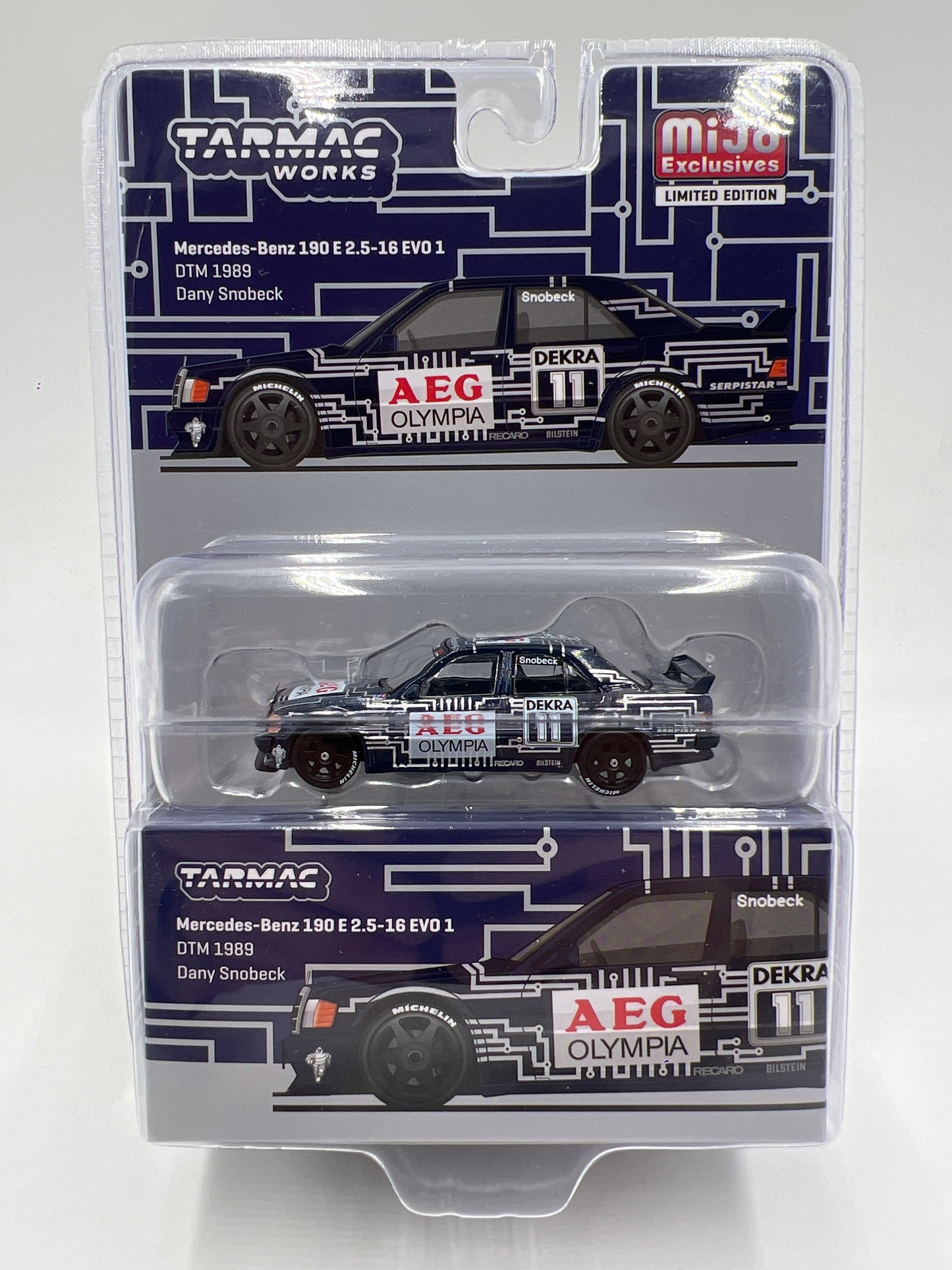 Tarmac Works Mijo Exclusives Mercedes-Benz 190 E 2.5-16 Evo 1 DTM 1989
