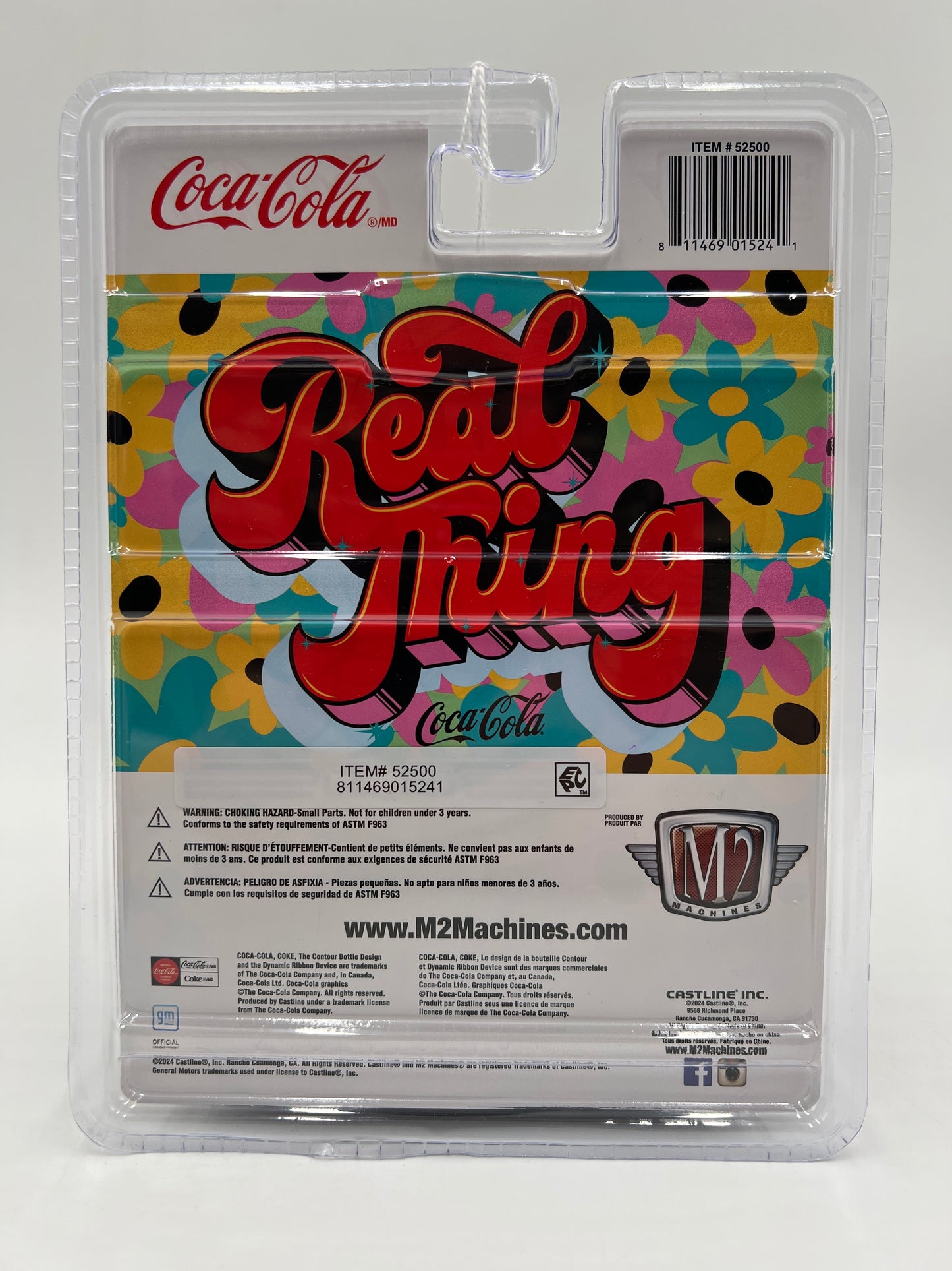 M2 Machines Coca Cola Real Thing 1971 Chevrolet Van G10 White A52 194D