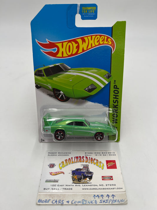 2014 Hot Wheels Workshop #234 69 Dodge Charger Daytona Green 40C