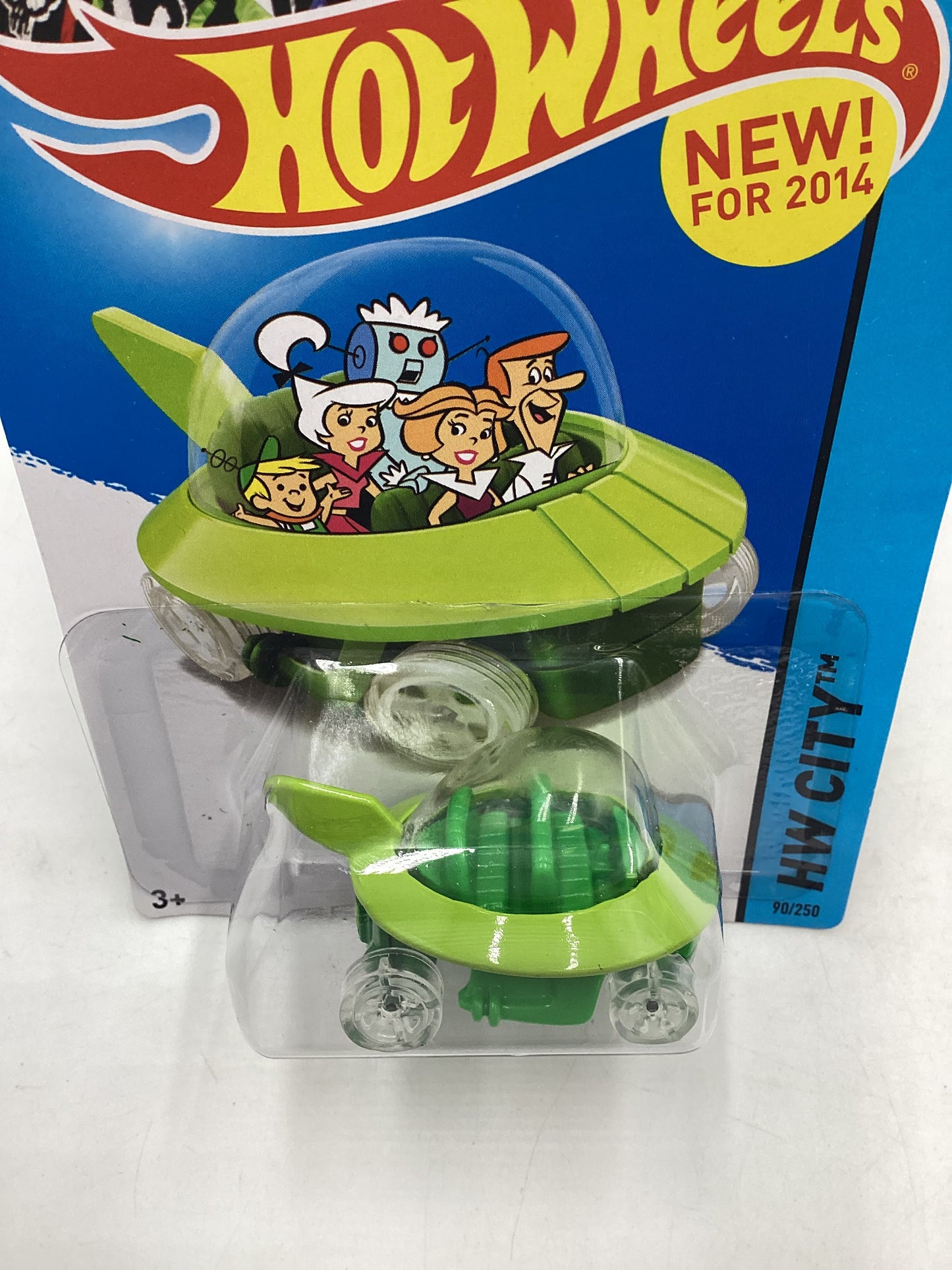 2014 HW City #90 The Jetsons Capsule car 121F