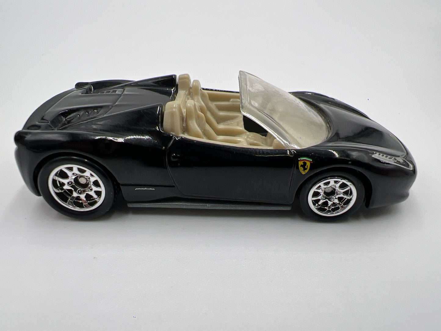 Hot Wheels Ferrari 458 Spider Black Loose CUSTOM